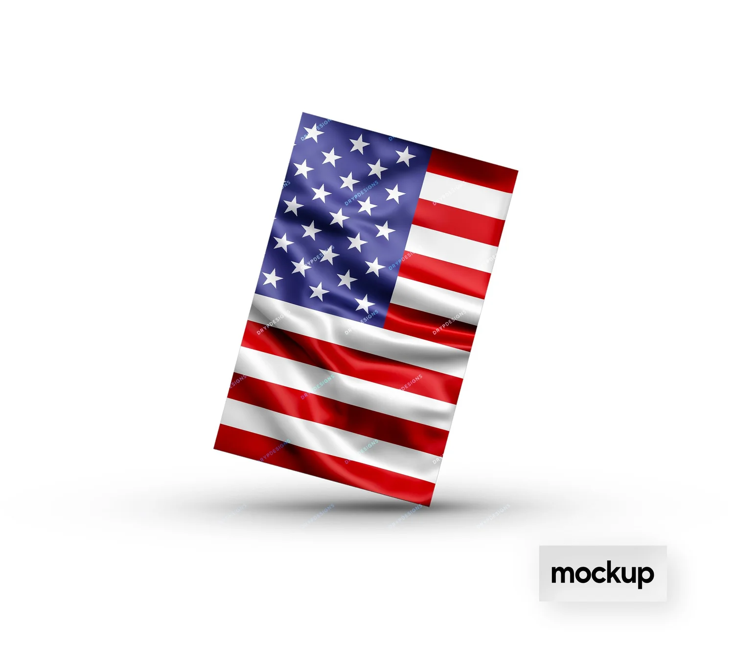 Rippled American Flag PNG Background — drypdesigns