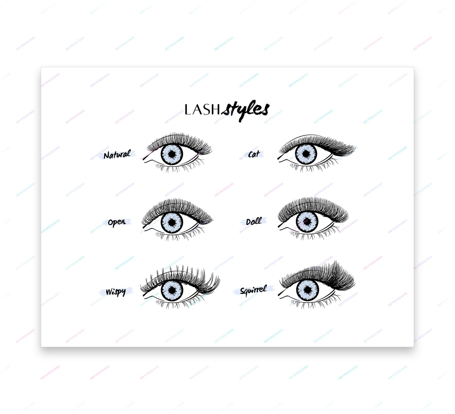 Doll Eyelashes Winking SVG + PNG — drypdesigns