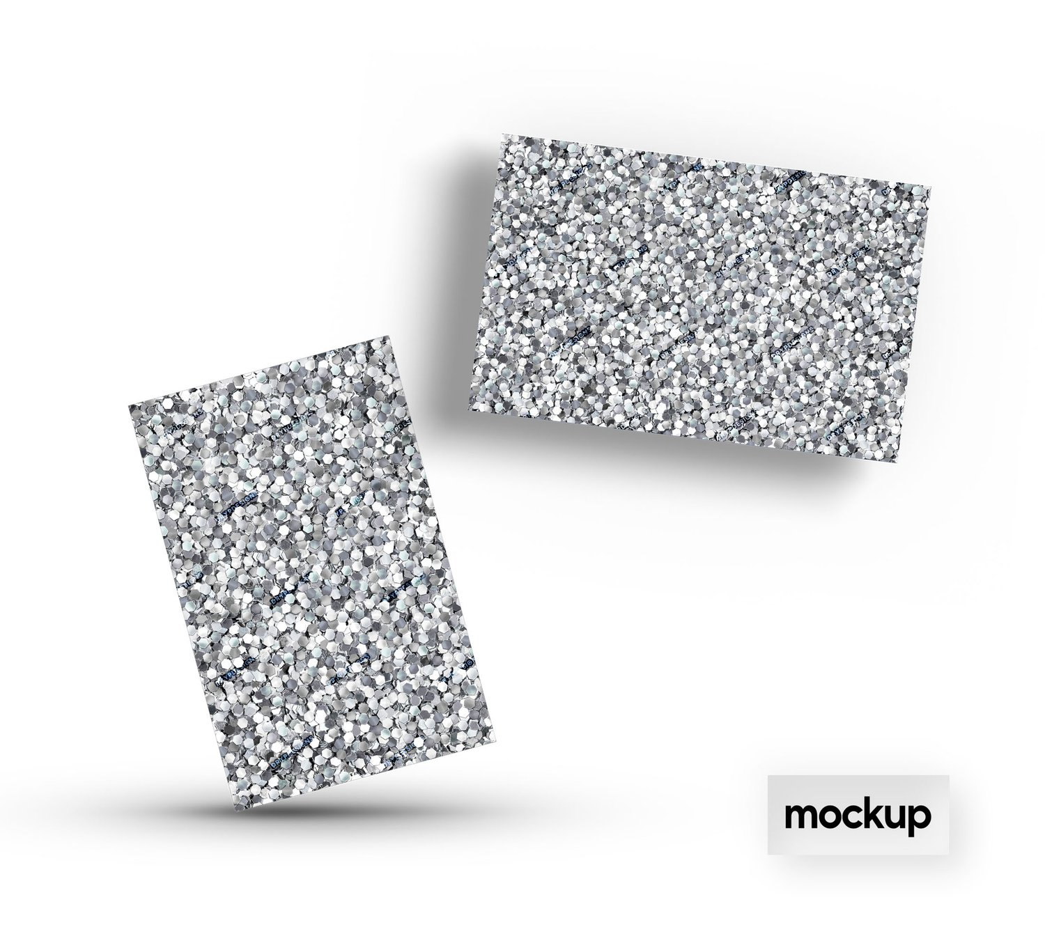 Silver + White Glitter Seamless Background — drypdesigns