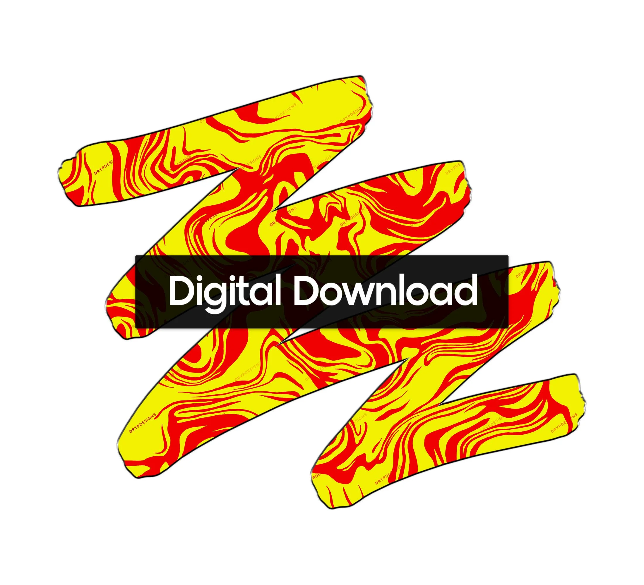 Black + Red Marble Swirl Seamless Background — drypdesigns