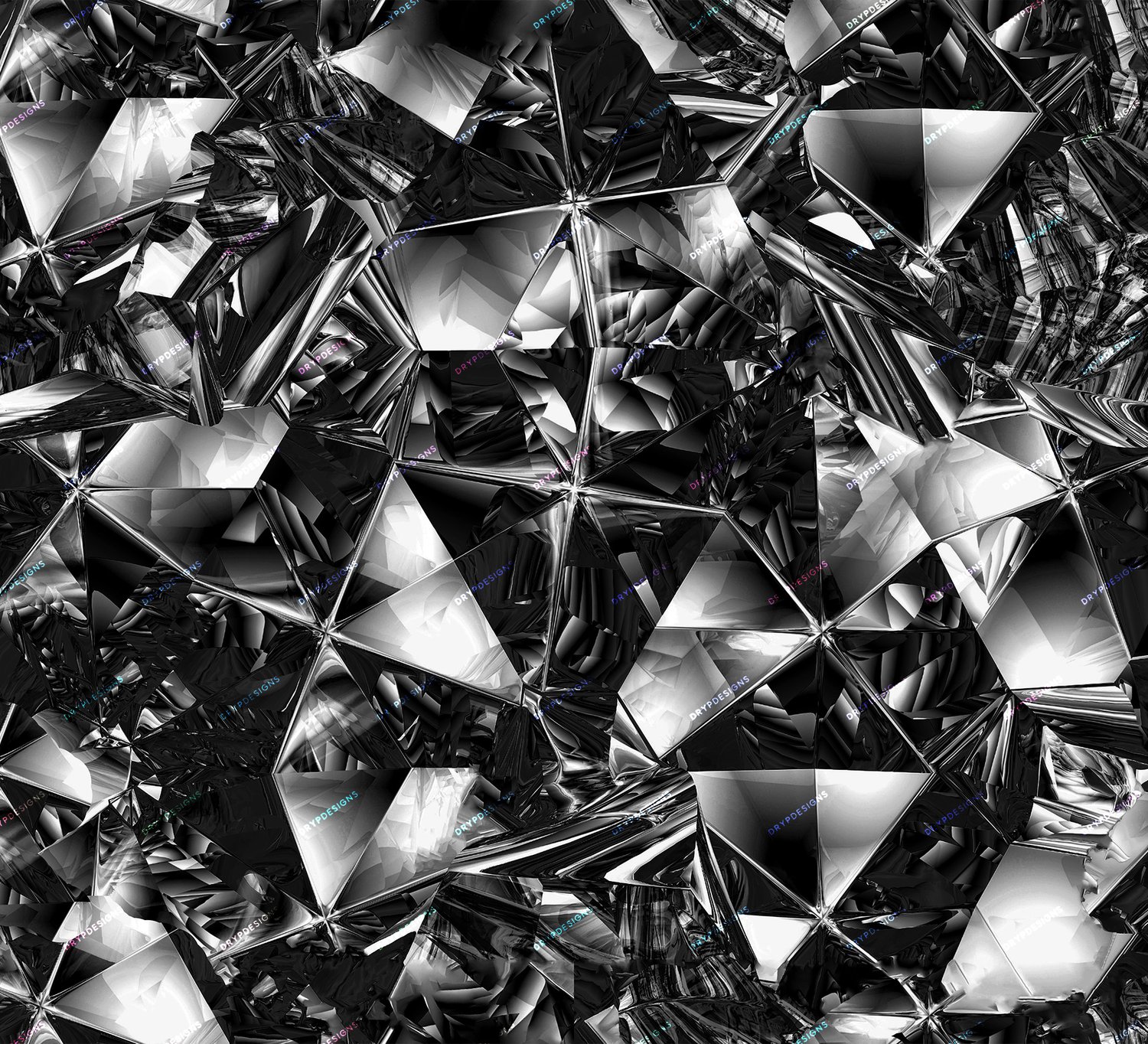 Black Diamonds Seamless Background — drypdesigns