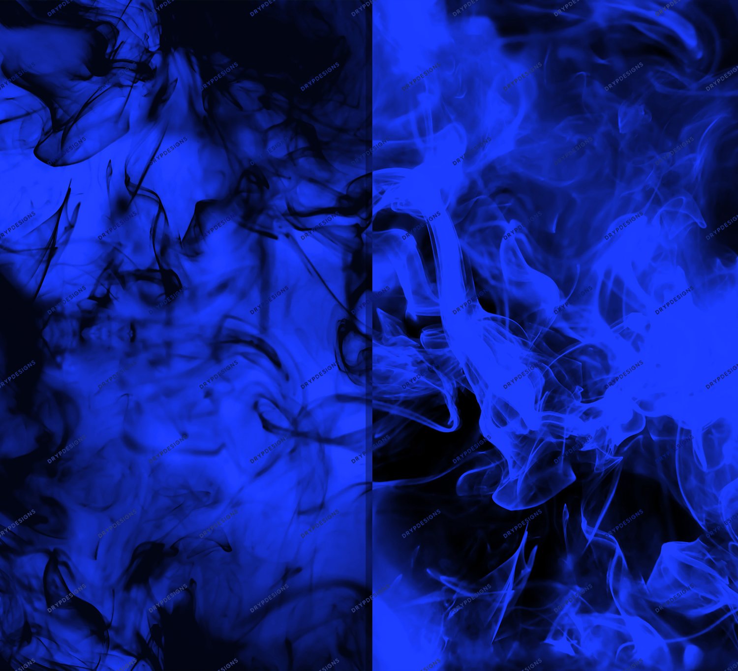 Blue Smokey Flames Seamless Background — drypdesigns