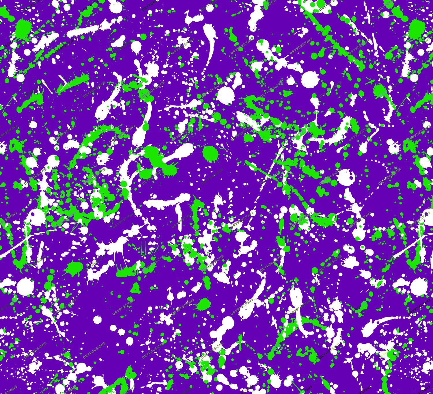 Black + Purple Paint Splatter Seamless Background — drypdesigns