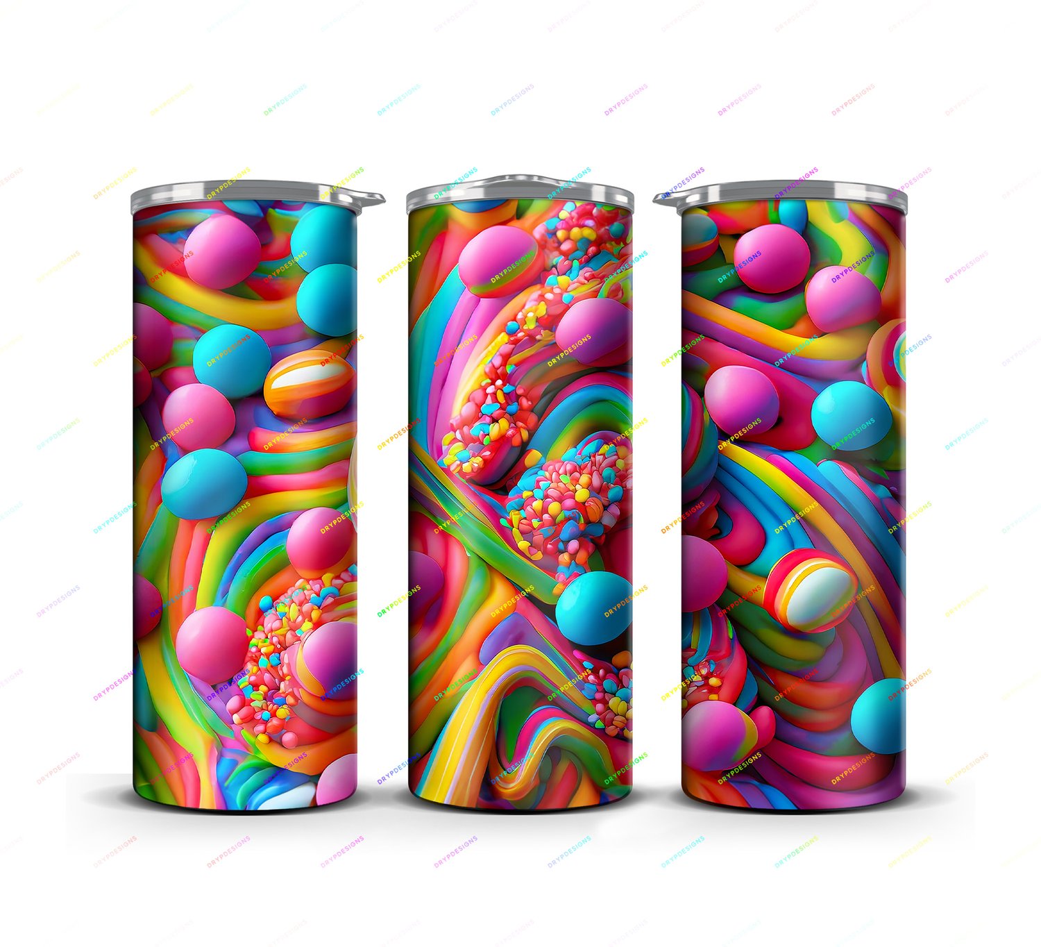20oz Skinny Tumbler – Candy's Creations