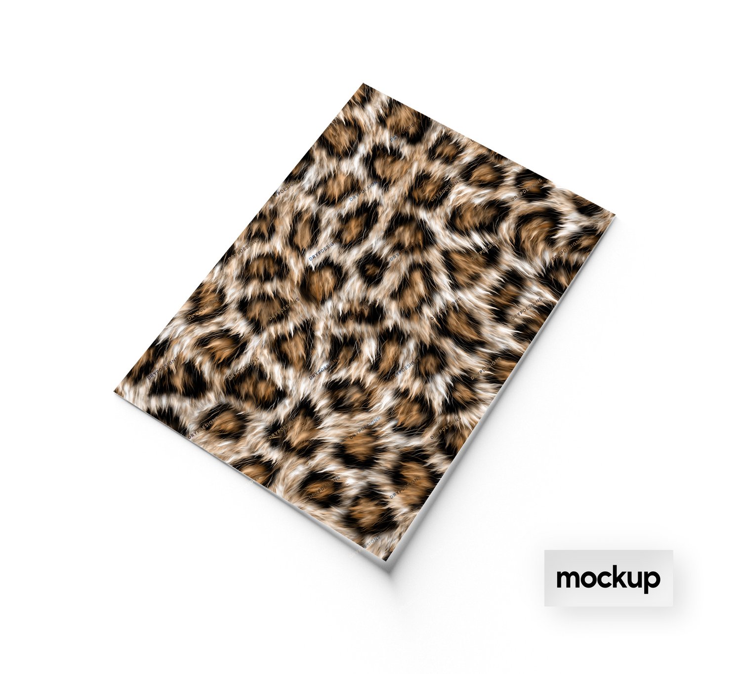 Realistic Leopard Print Seamless Background Texture — drypdesigns