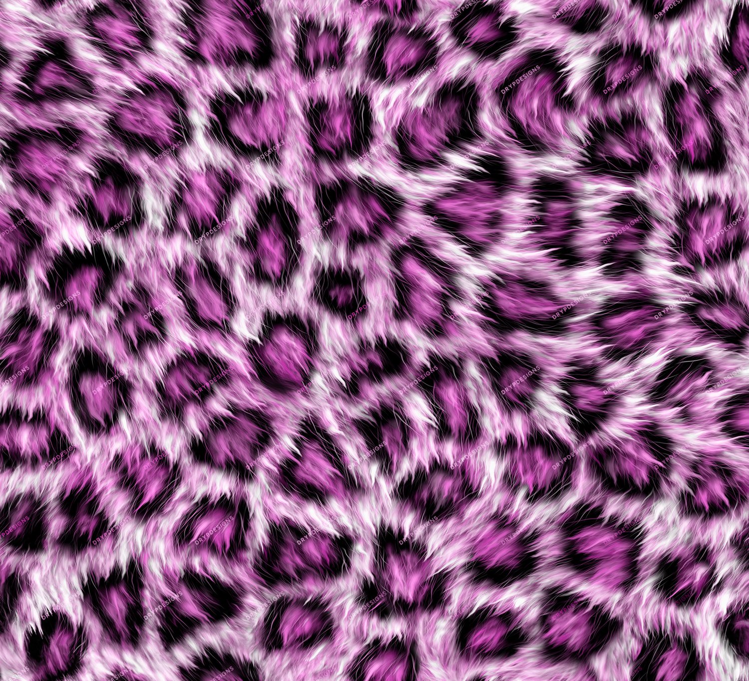 Realistic Pink Leopard Print Seamless Background — drypdesigns