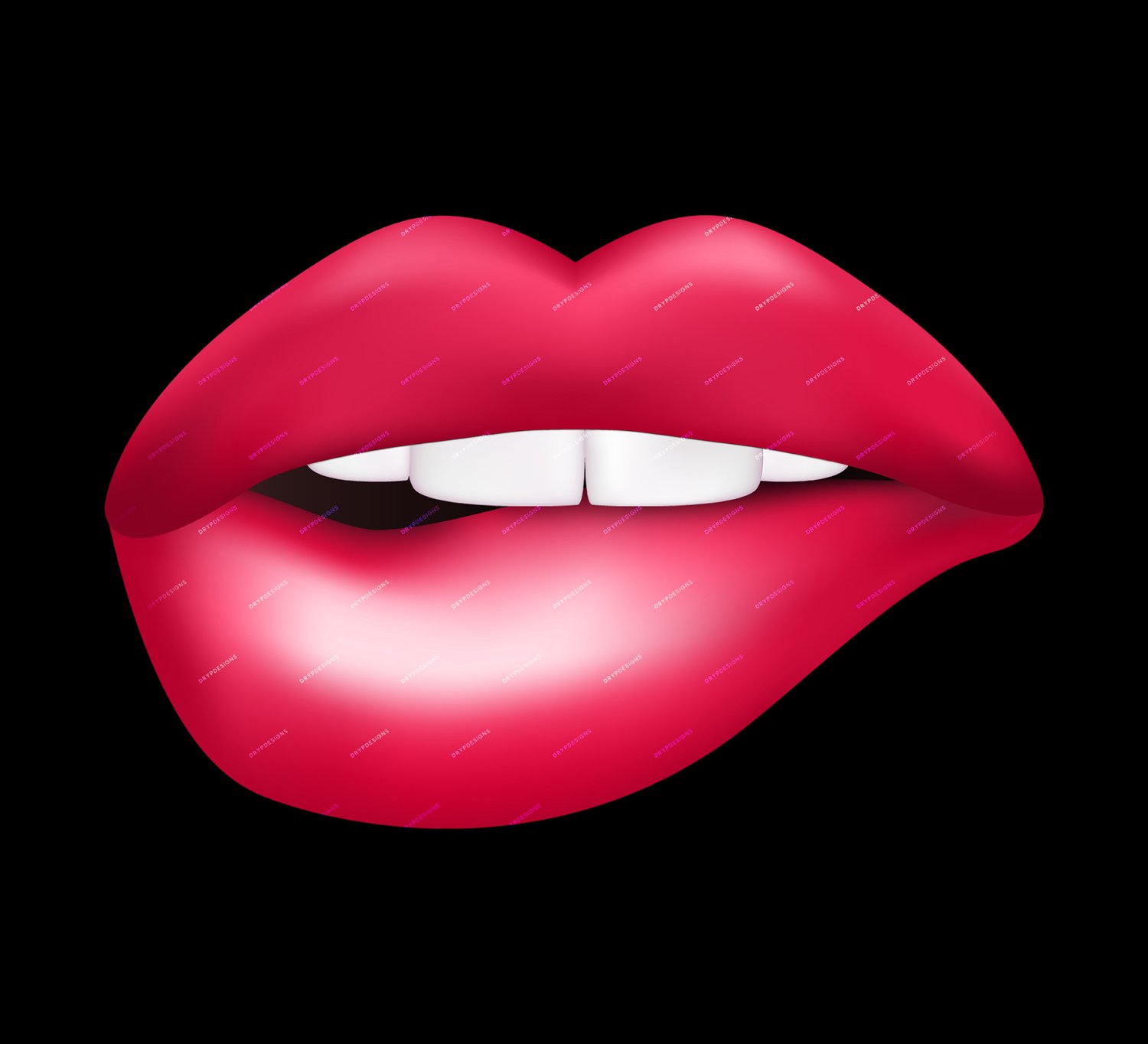 Dripping lips svg, Woman lips svg with stars, vector files