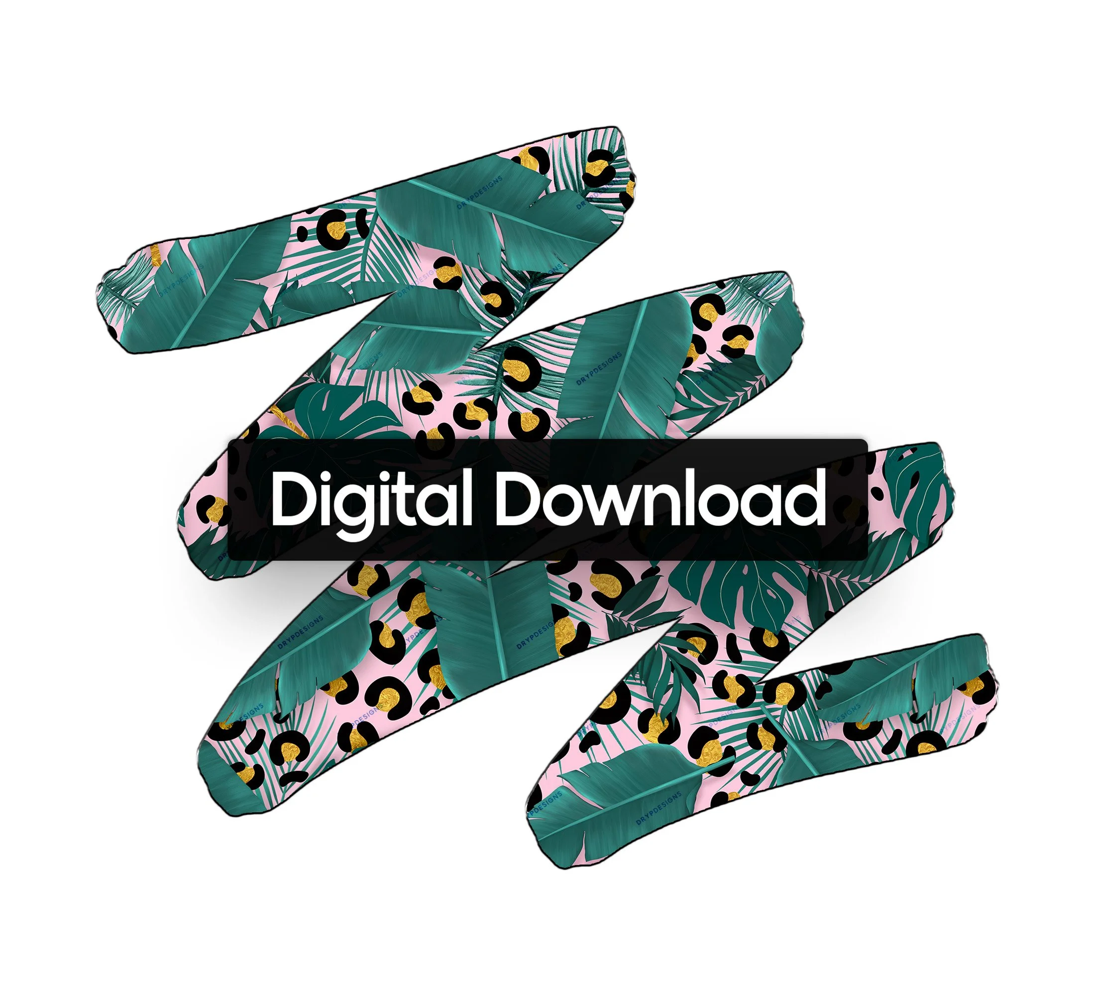 Gold Glitter Leopard Print Seamless Background Pattern — drypdesigns