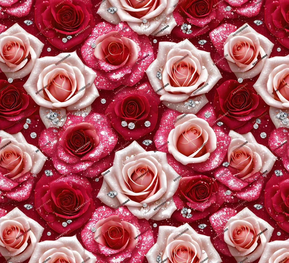 Rose Gold Diamonds Seamless Background — drypdesigns