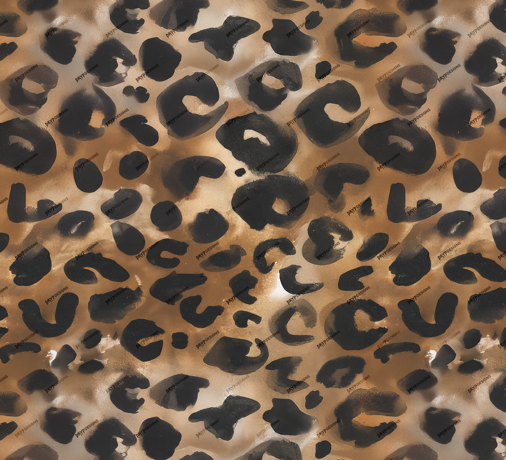 Rainbow Glitter Gradient Leopard Print Seamless Background — drypdesigns