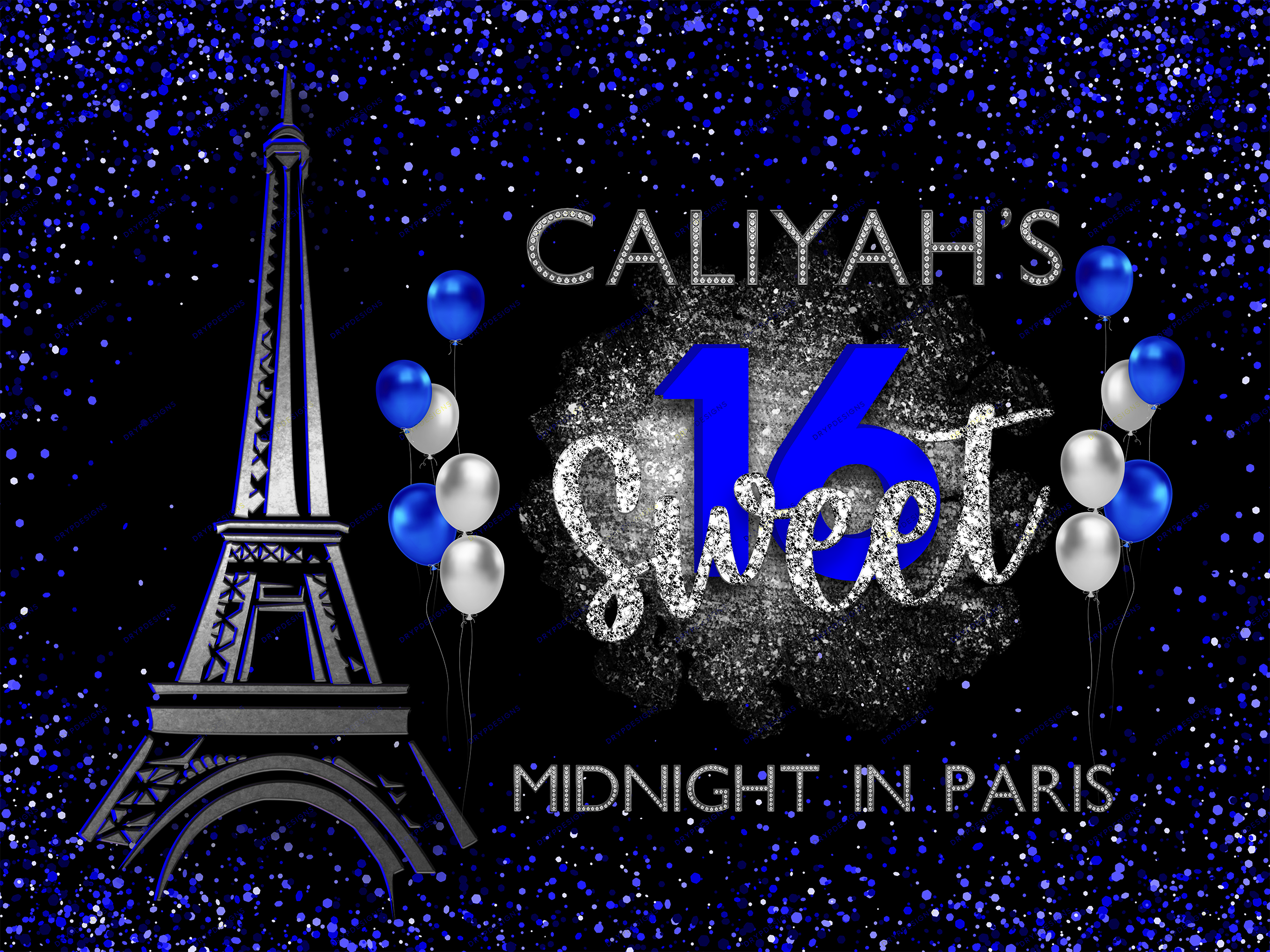 dryp - Custom Sweet16 Birthday Backdrop.png