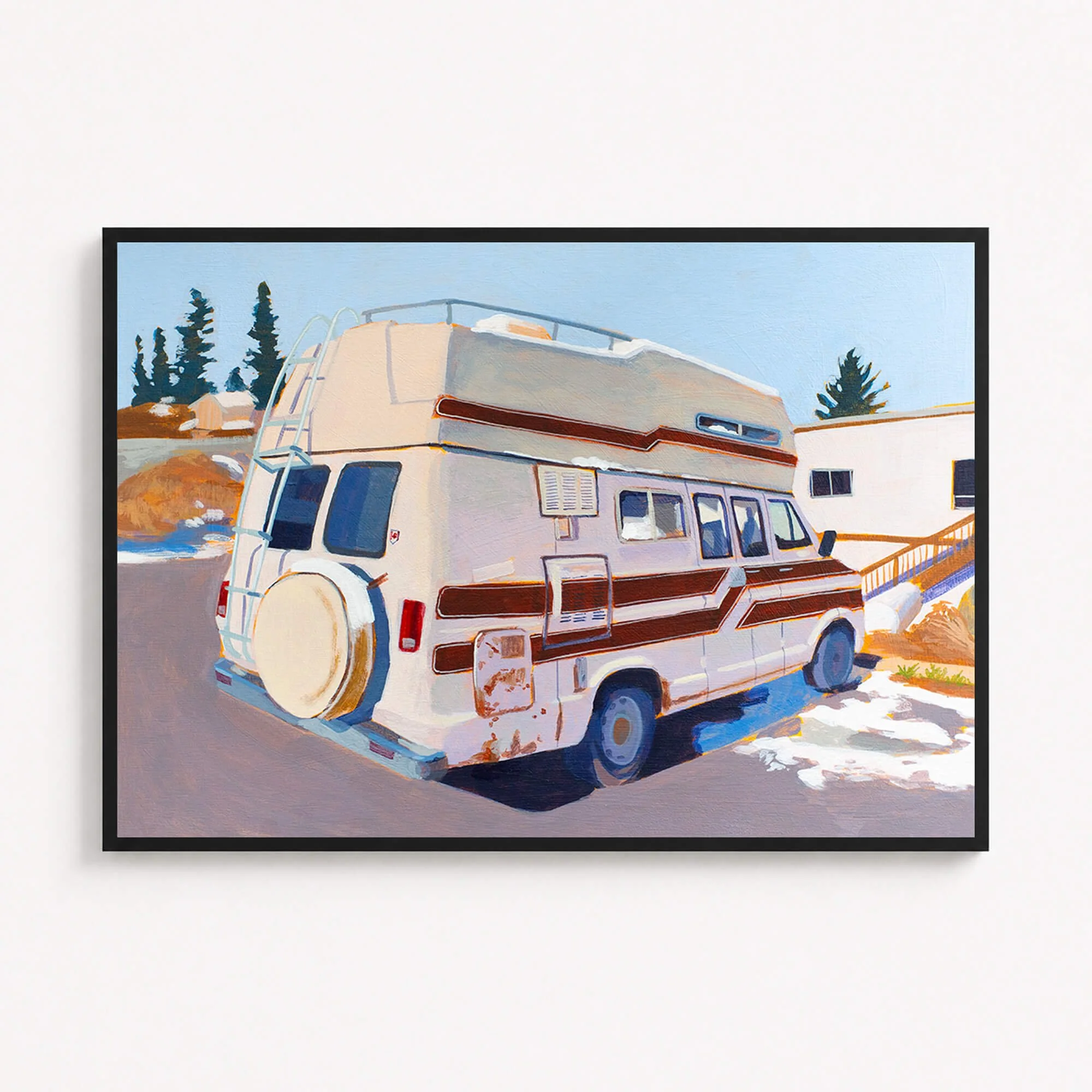 Invermere Van Framed Print — 12" x 16"