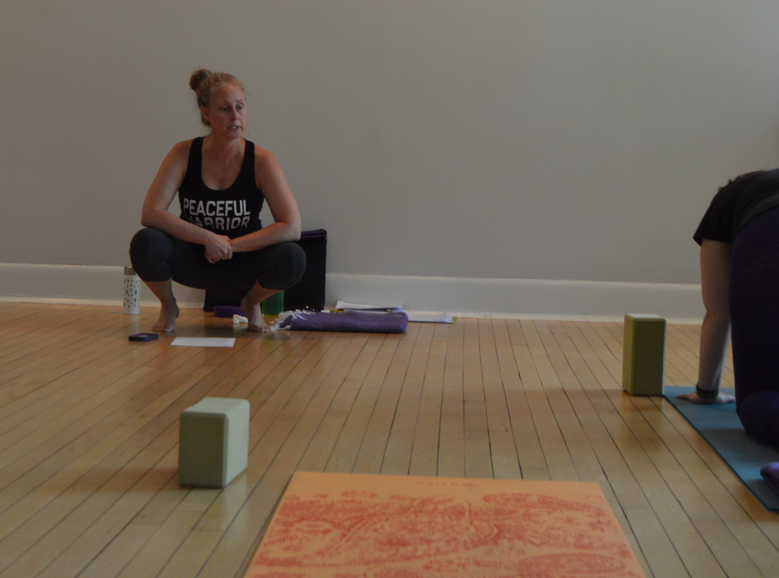 Photo of a training session at Inner Spring Yoga