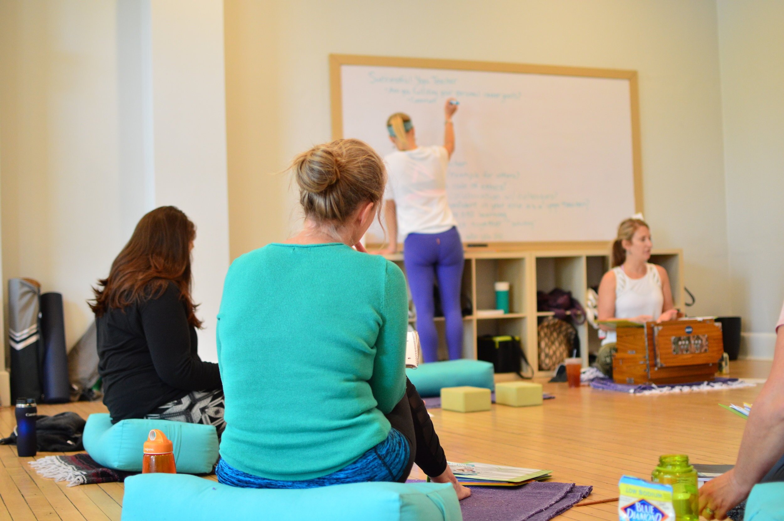 Photo of a training session at Inner Spring Yoga