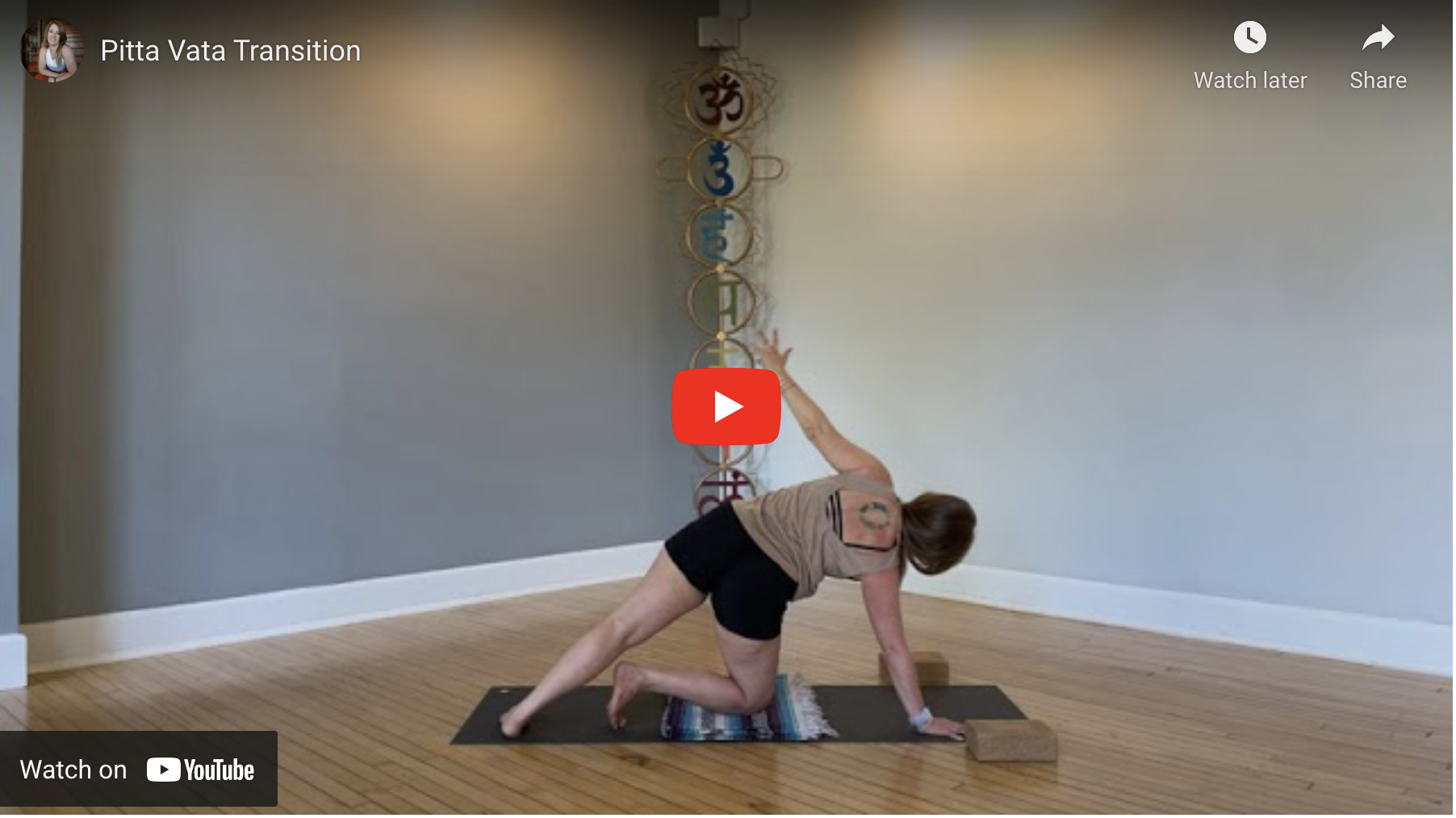 Pitta-Vata Transition Practice