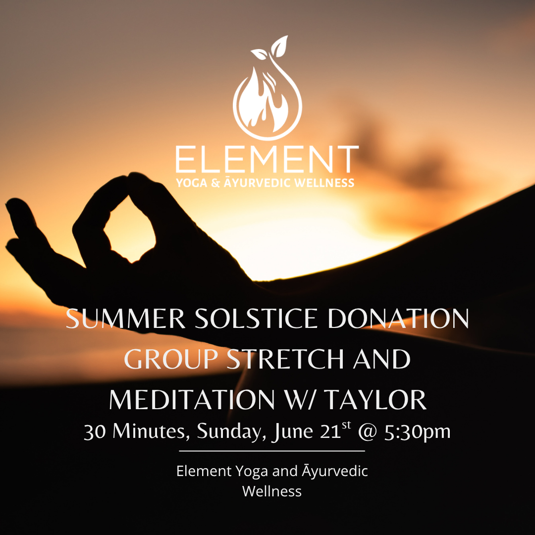 Donation Group Stretch and Meditation