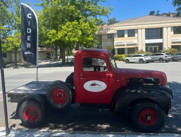 We&rsquo;re pouring at the Lamorinda AVA Anniversary celebration right now! 🍎🥂

Stop by, taste some cider, and be sure to check out our vintage cider truck parked out front. It&rsquo;s hard to miss and makes for a great photo op!

Come say hello, e