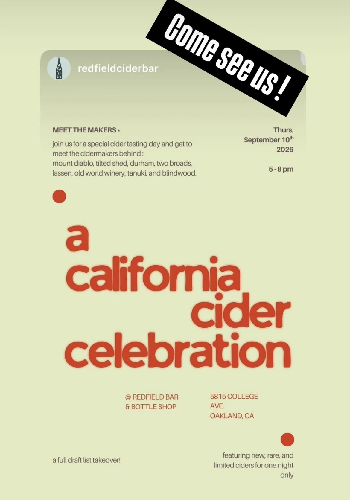 California CiderMaker celebration