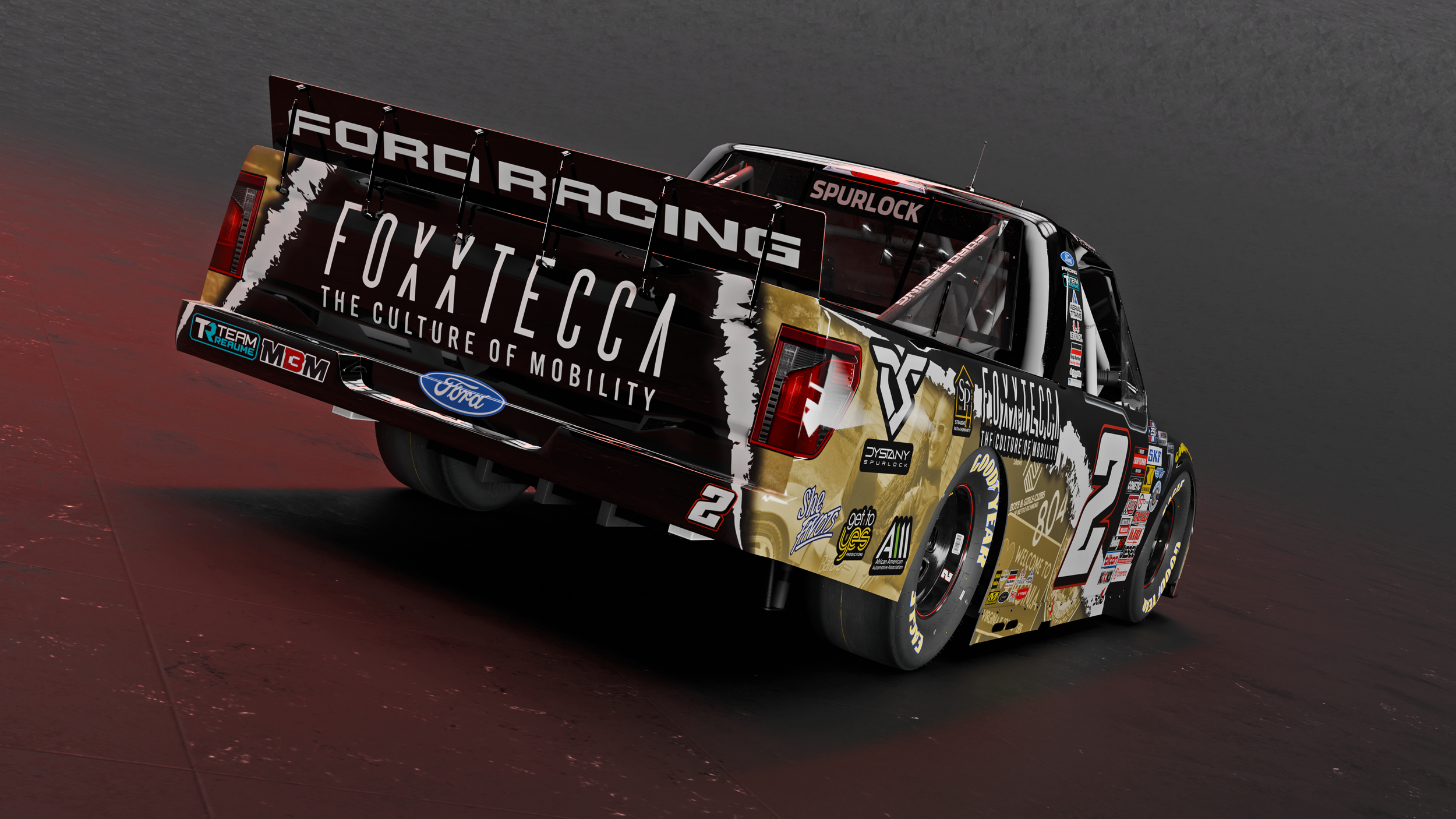 FOXXTECCA x Team Reaume Dystany Spurlock #2 Ford F-150 NASCAR Craftsman Truck Series
