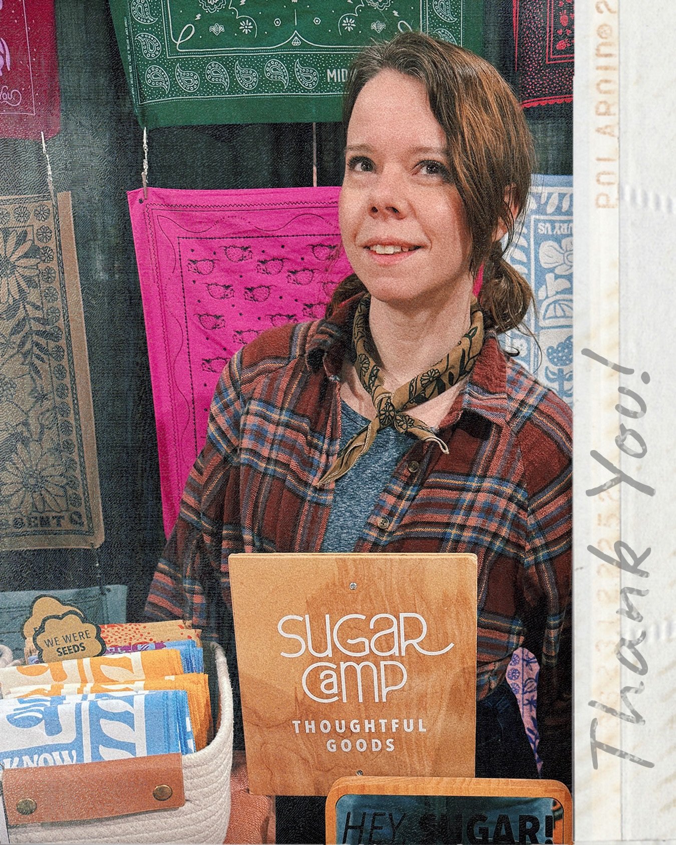 ✨@sugarcampshop X Crafty Supermarket :: Post 3 of 3✨
Hi, Sugars! It&rsquo;s Val again, and I&rsquo;ve come to the biography portion of today&rsquo;s series. 
I will never get over the fact that I get to make these colorful little bandanas for a livin