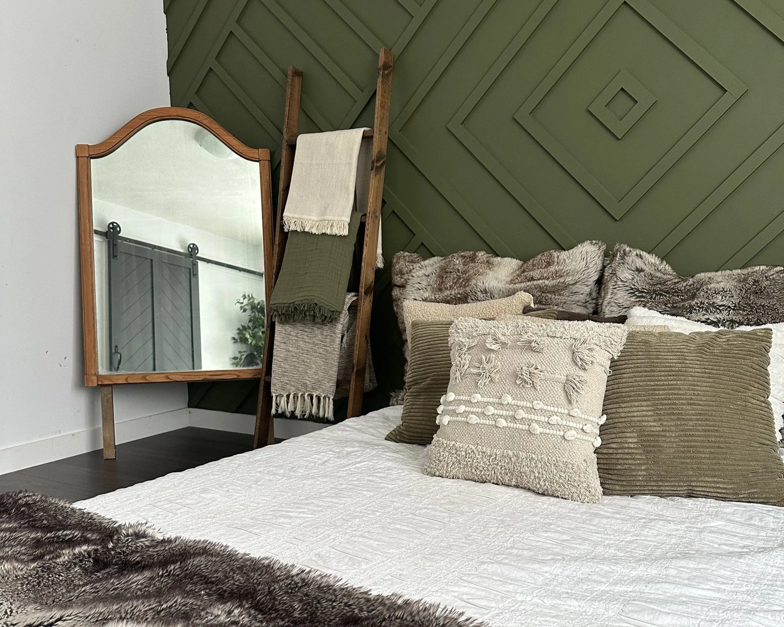 Cozy Bedroom Set at Photography Studio in Edmonton Alberta