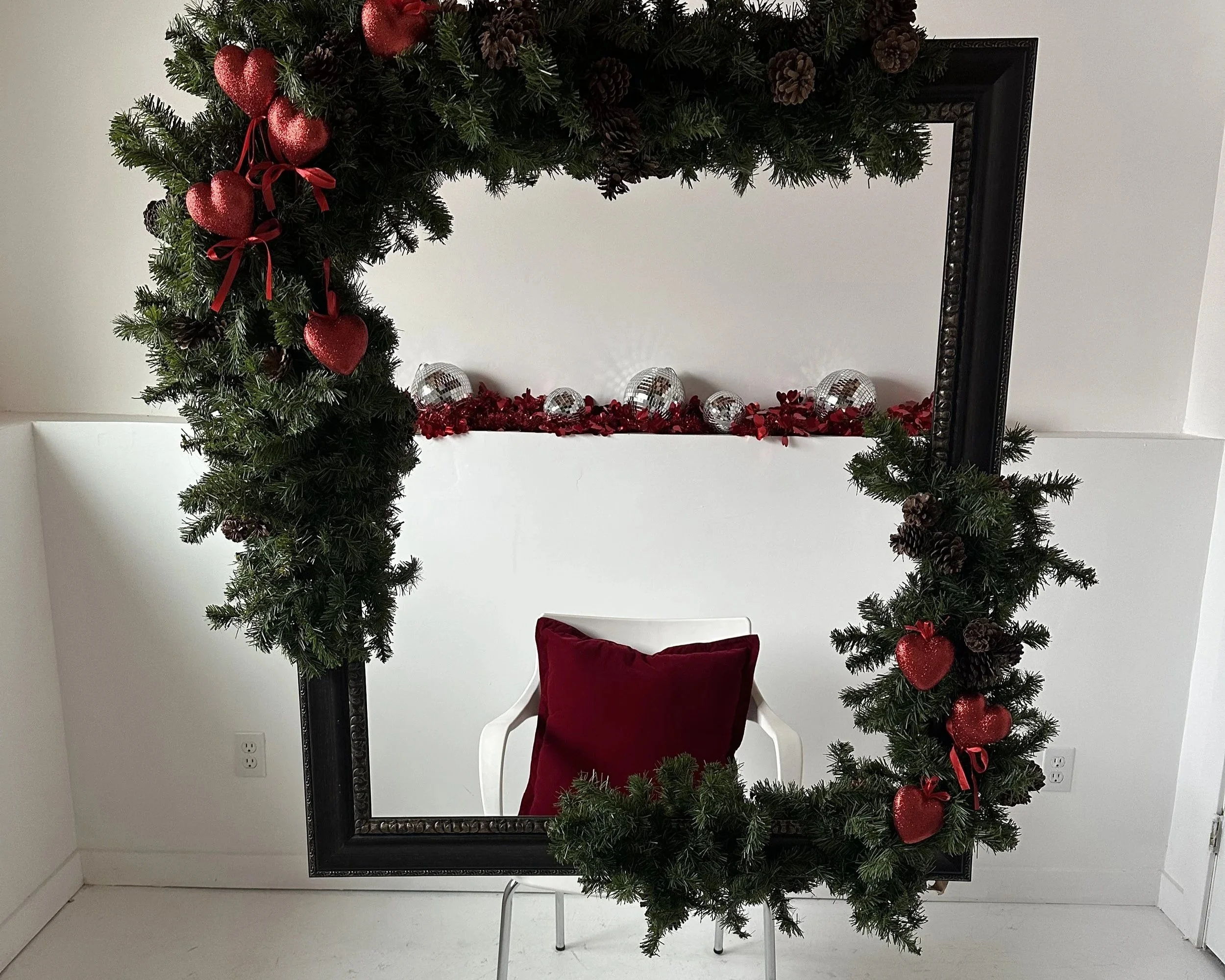 Valentine's Day Photography Set in Feature Room at Makers Space Photography Studio YEG