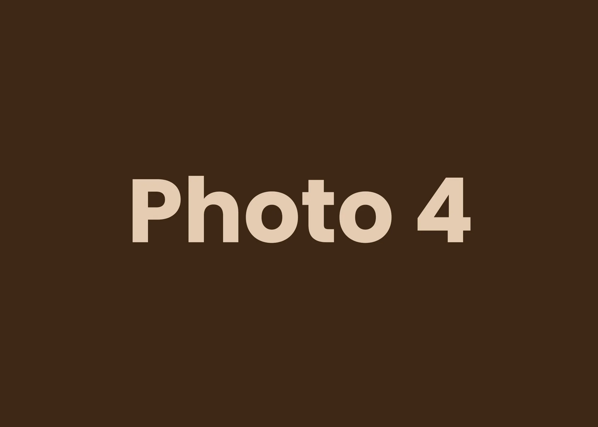 The image contains the text 'Photo 4' on a brown background.