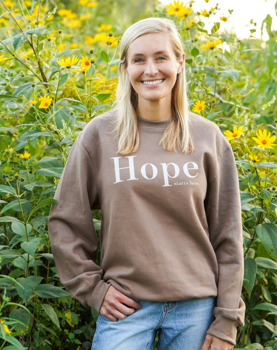 Hope Starts Here Crewneck Sweatshirt