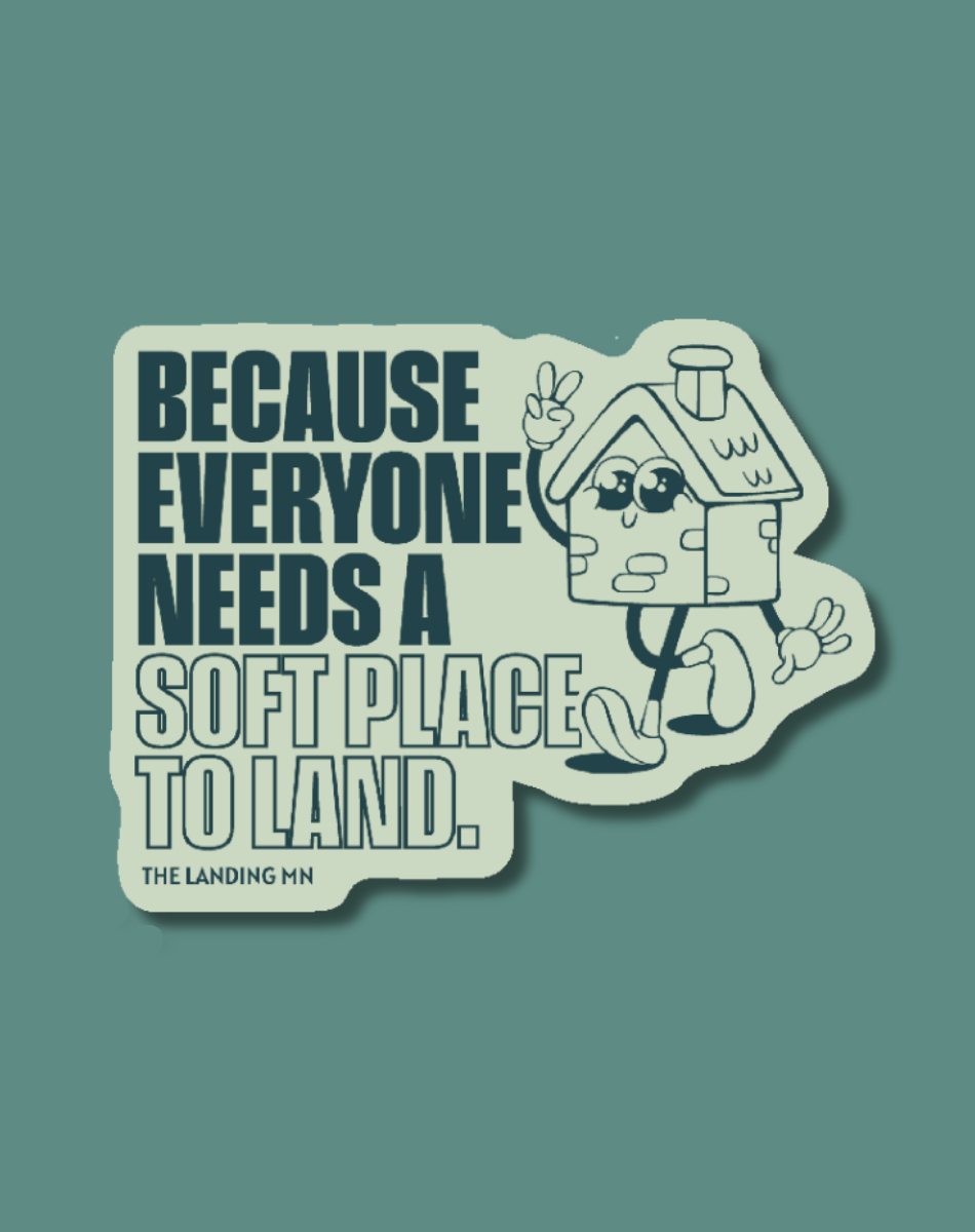 Soft Place To Land Sticker