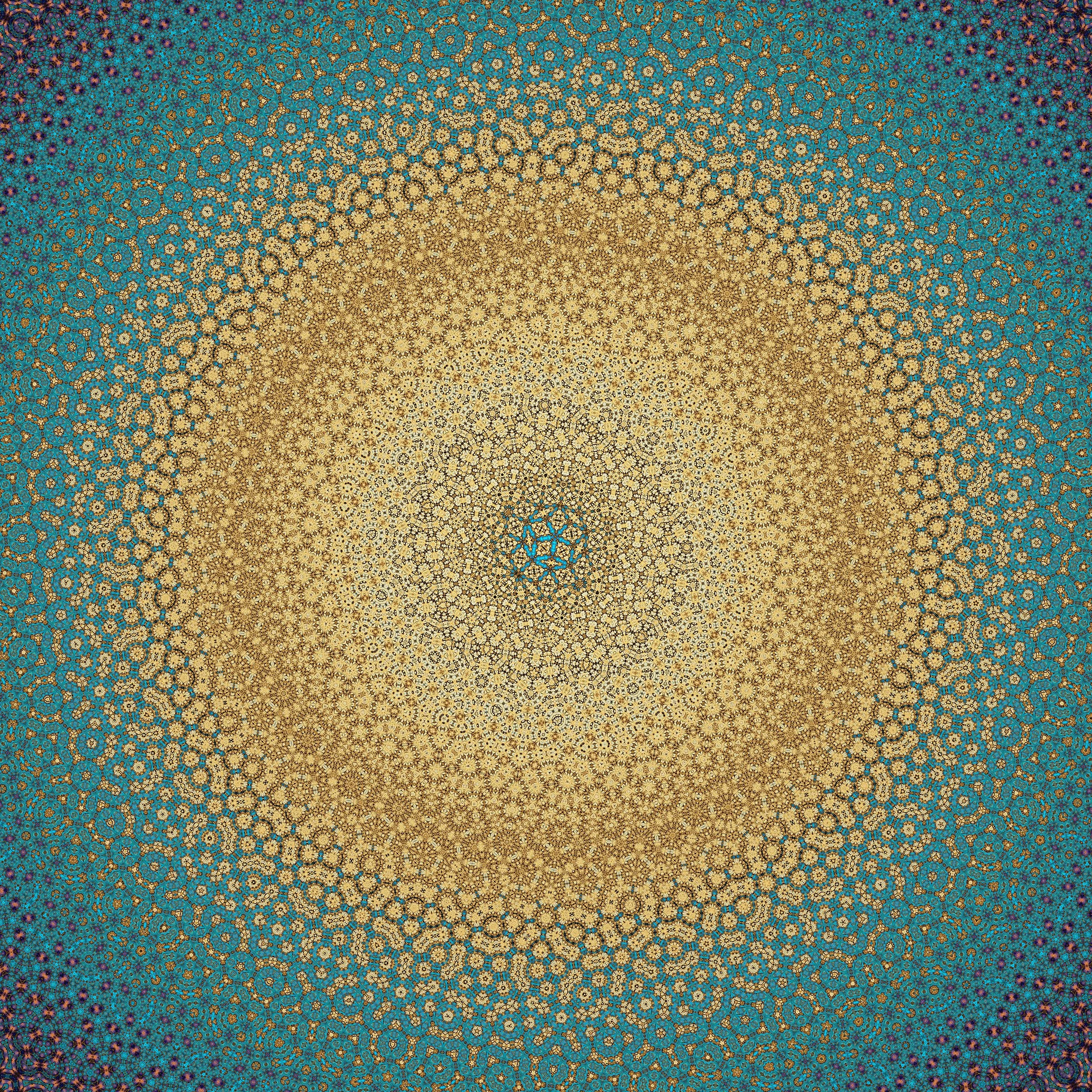 Penrose Rhombus Tiling

In 1974 Roger Penrose found that two rhombi, one thick and one thin, can cover the plane forever without the pattern ever repeating. The tiling carries a local fivefold symmetry that no periodic pattern can have, and the ratio