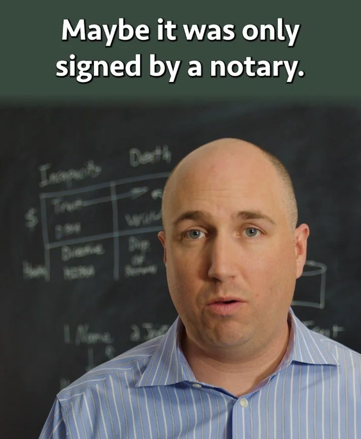 What if a will wasn't signed by two witnesses? (Oregon probate)
