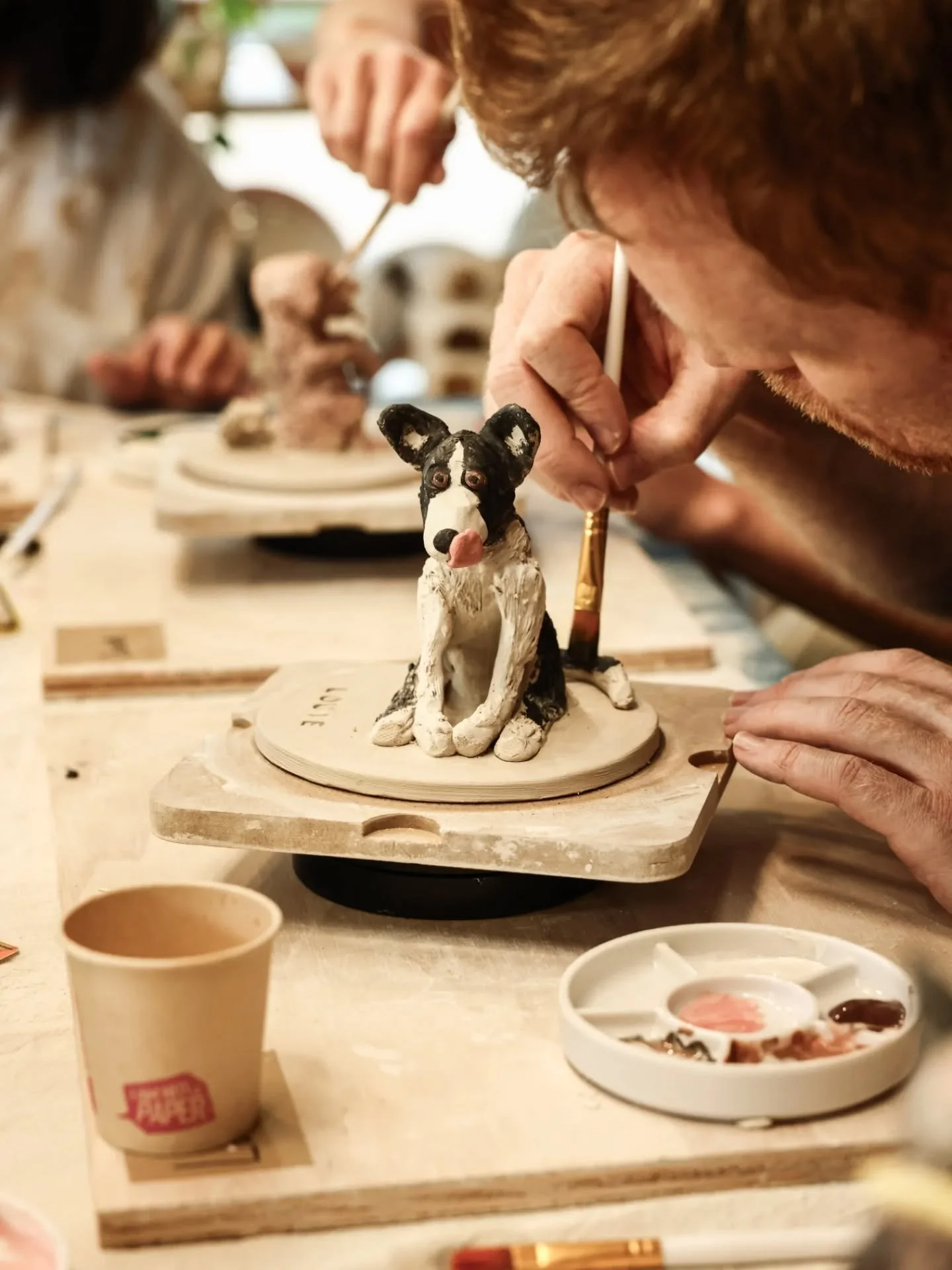 Because photos just aren't enough, and clay is forever! ❤️

Sculpt a slightly wonky clay version you made yourself. Join us for our Pet Portraits in Clay workshop where we immortalise your furry mates in clay (lopsided ears and all). 

Look at these 