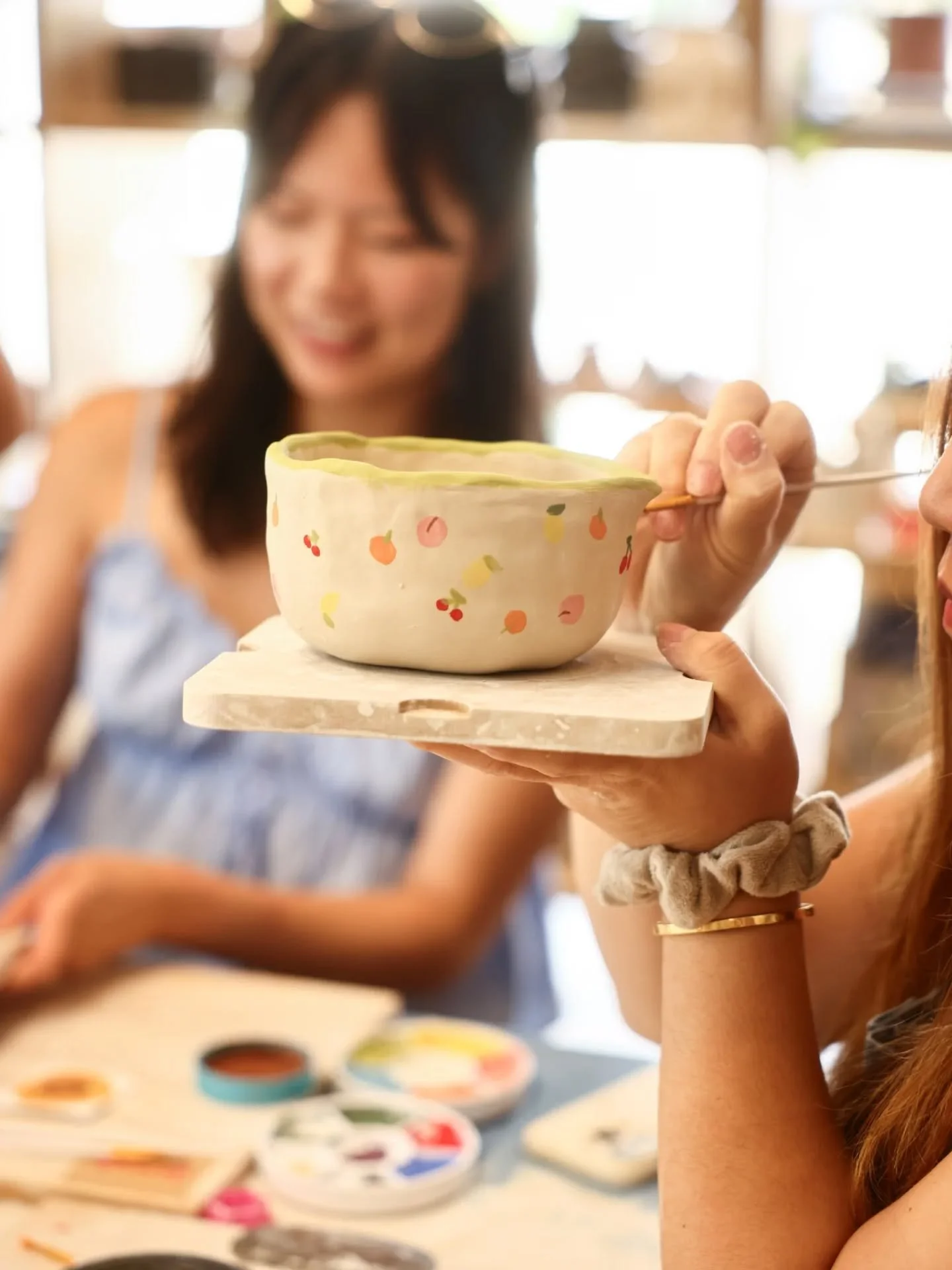 Rainy days were made for slow hands and soft clay. 🌧️

​While the world outside feels grey, our Clay, Paint &amp; Hands workshop is a warm pocket of quiet. No screens, no noise, just you, the clay and good vibes.

​Come get your hands dirty and make