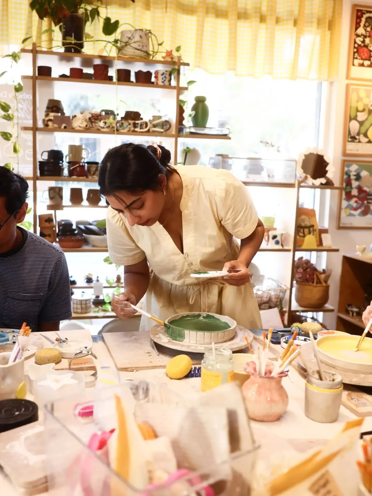 Start your weekend with a bit of "slow work" at our Clay, Paint &amp; Sip workshops, held every Friday evening at the studio! 🍷✨

​Taking a look back at last Friday's session, we loved seeing the unique pieces everyone brought to life. Fro