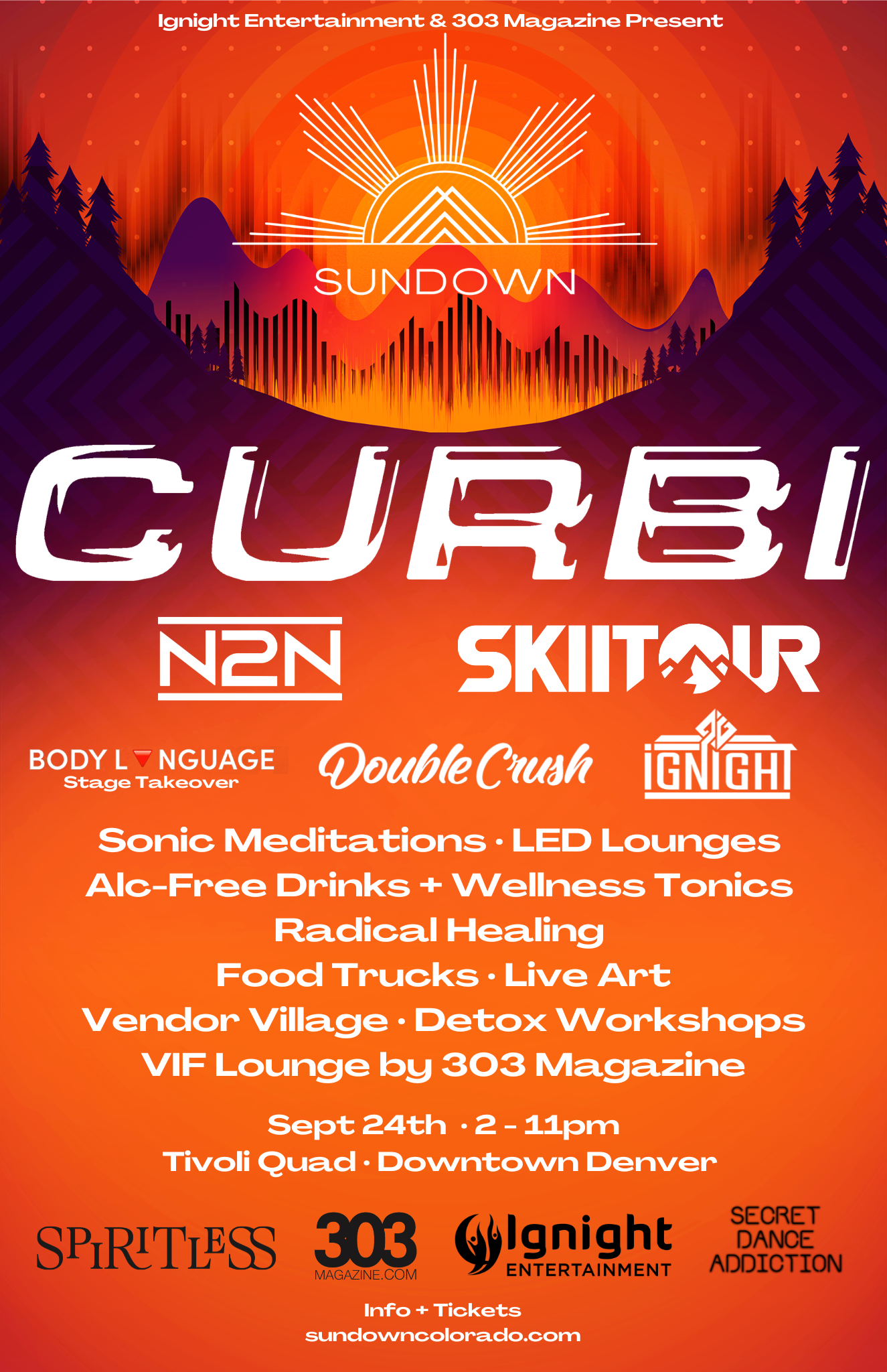 Artist Lineup for Sundown Music Festival — SUNDOWN