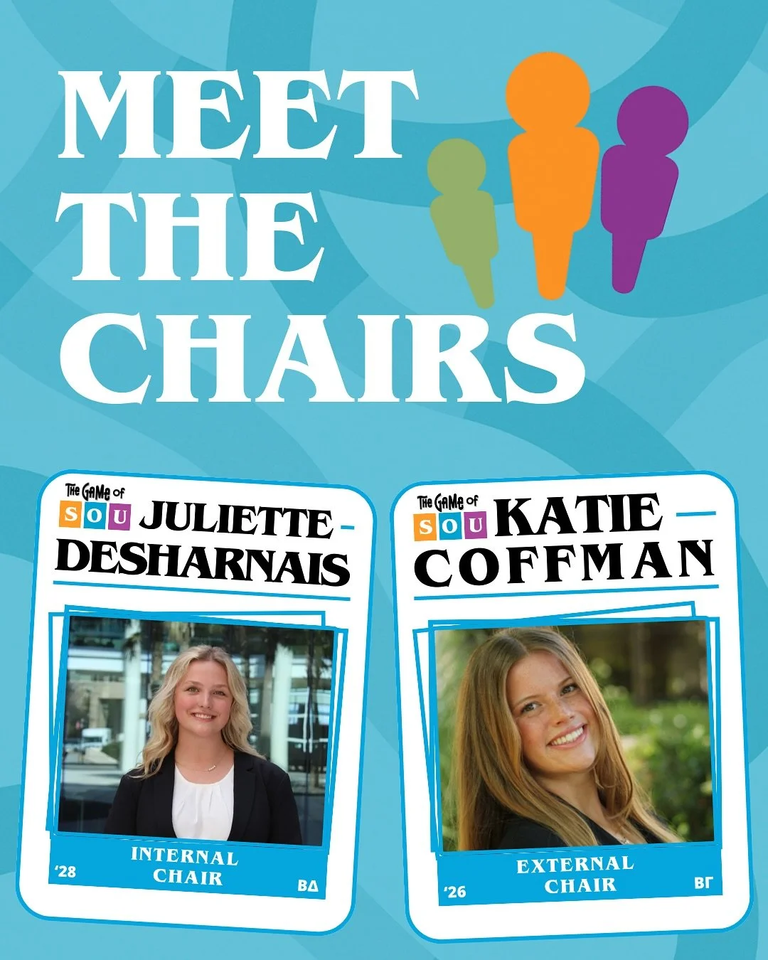 Introducing Our Chairs 

Out of our 14 chairs, 13 have joined the brotherhood in just the past two semesters, proof that leadership in SOU is available to all, no matter how long you&rsquo;ve been in the brotherhood.

With 8 executive roles and 13 ch