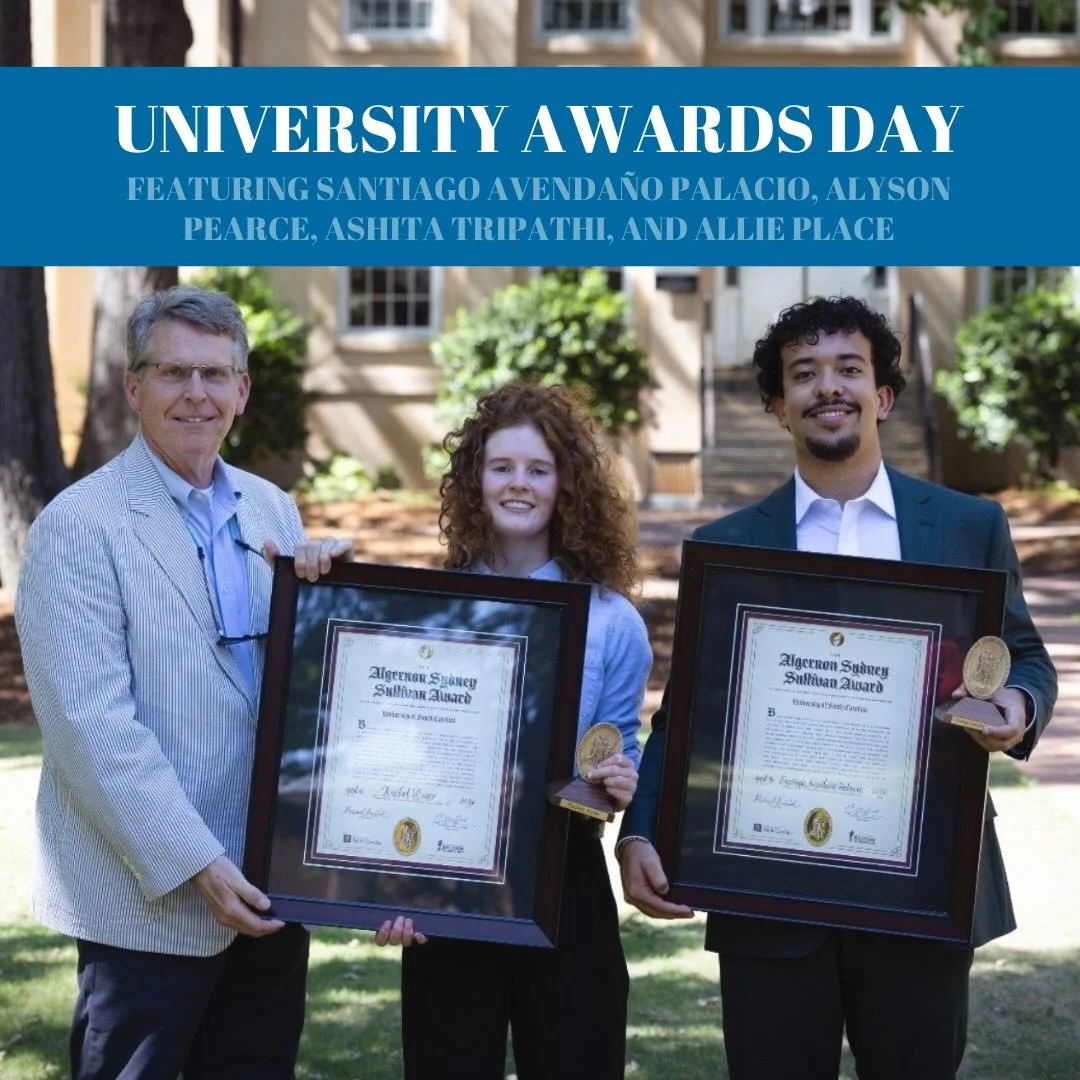 University Awards Day 🎓

We are proud to celebrate several outstanding brothers who were recognized for their academic excellence and achievements at the University of South Carolina.

Congratulations to:
&bull; Santiago Avenda&ntilde;o Palacio - Al