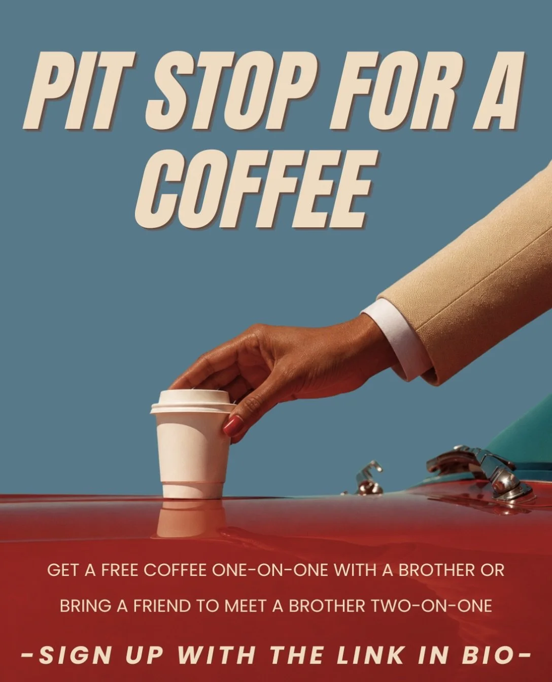 Want to learn more about SOU and rush in general? 

Grab a coffee with a brother! 

Nervous to do it alone? Bring a friend! 

Link in bio, start this race ahead of the competition. 

#recruitment #fall2026 #coffechat