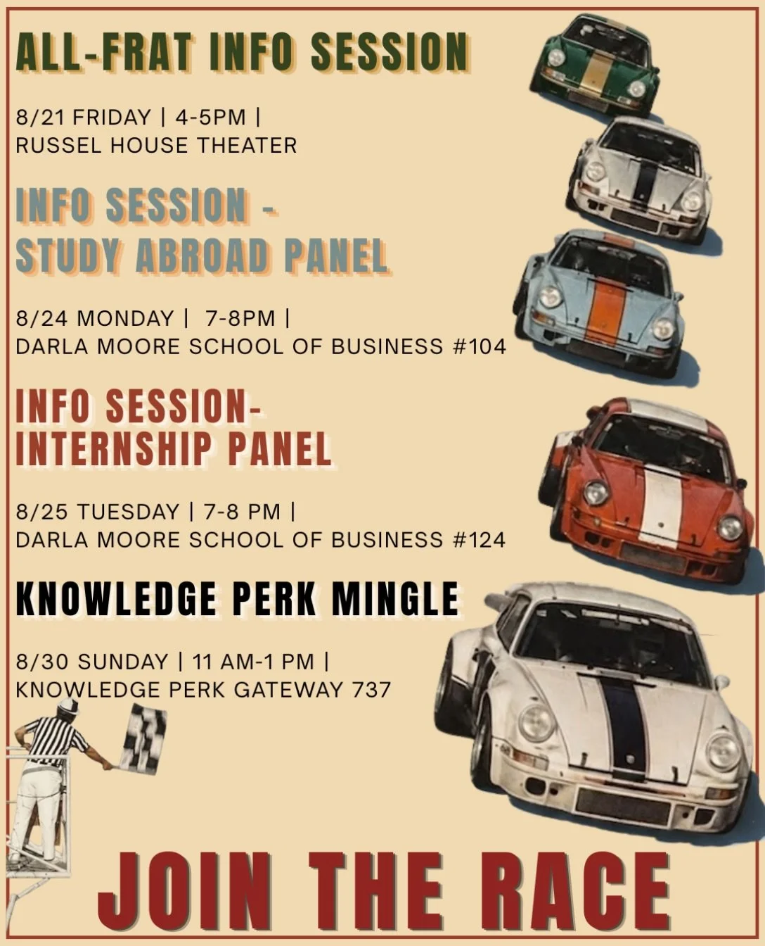 Join the race! 

Interact and meet with brothers! 

#sigmaomegaupsilon #fall2026