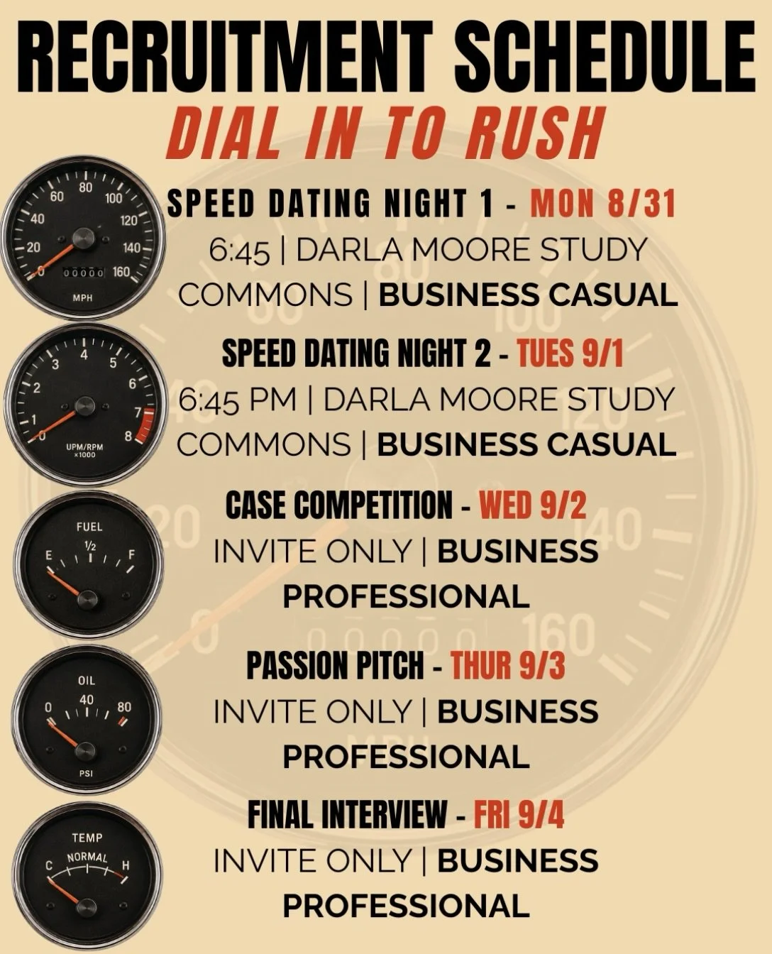 Start your engines! 

Sign up for recruitment in the link in bio!

#sigmaomegaupsilon #rush