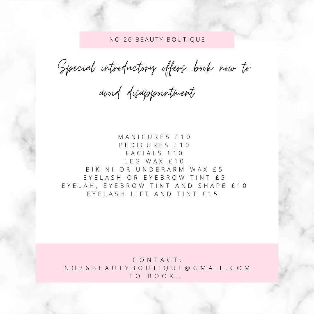 Special introductory offer for September!