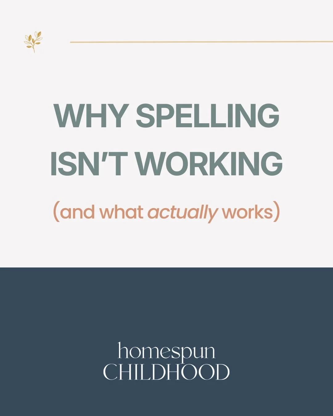 🍎 Spelling doesn&rsquo;t &ldquo;click&rdquo; just because kids copy words, read more, or use a cute workbook.
 If you&rsquo;ve ever wondered why your child knows a spelling list on Friday and forgets it by Monday&hellip; you&rsquo;re not alone.

Spe