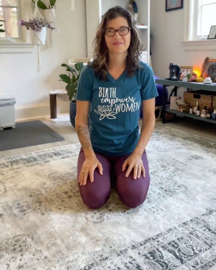 Miles Circuit! The miles circuit is a series of positions that birthing people can utilize during labor to help create space for baby(s) to further engage with the pelvic bowl. When practicing the miles circuit birthing people should continue these p