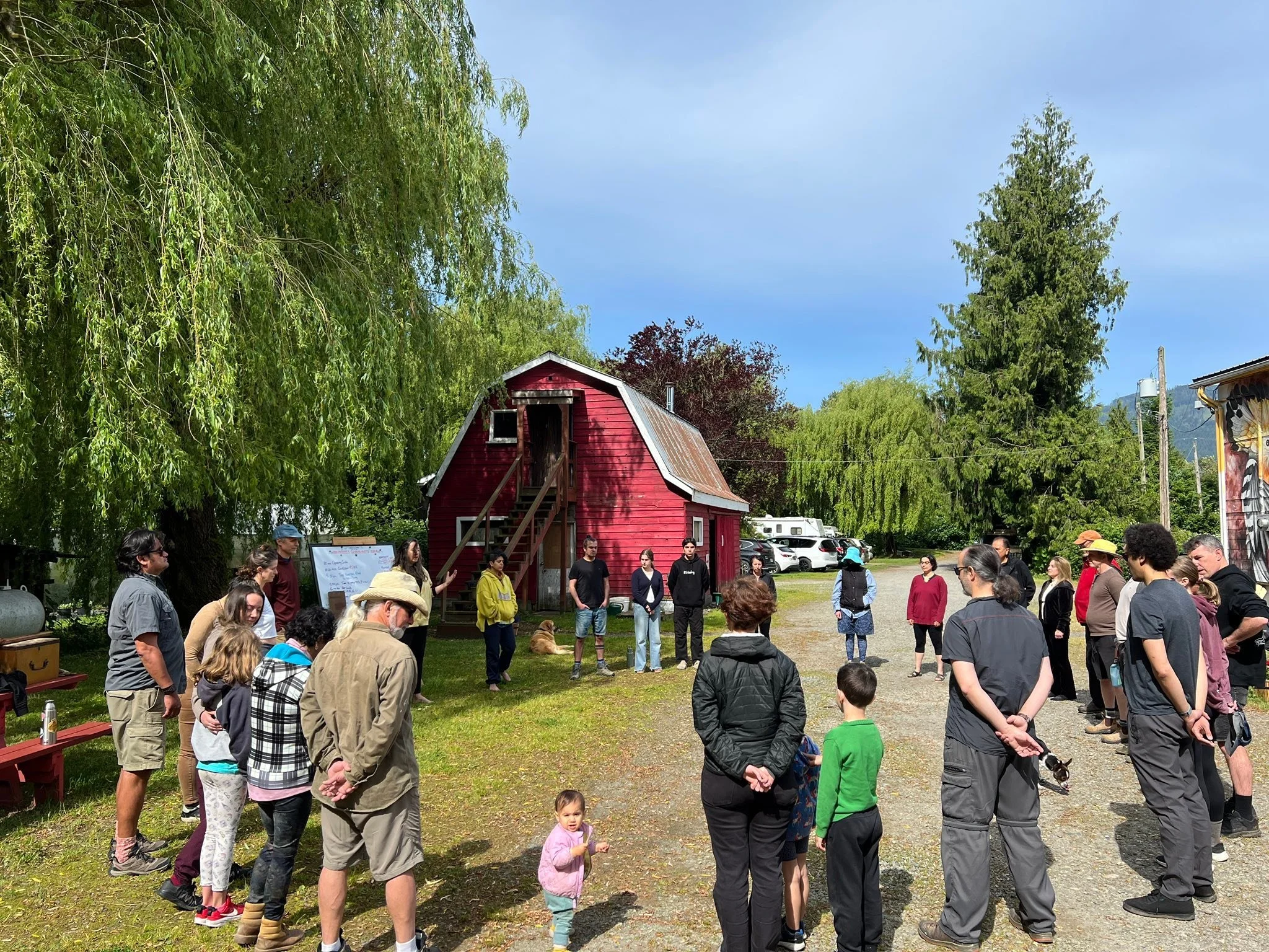 The other week I witnessed my daughter for the first time standing on her own two feet amongst a circle of community&hellip; I wept.  How can I pray hard enough that she finds herself engaging in the ancient practice of circling up again and again an