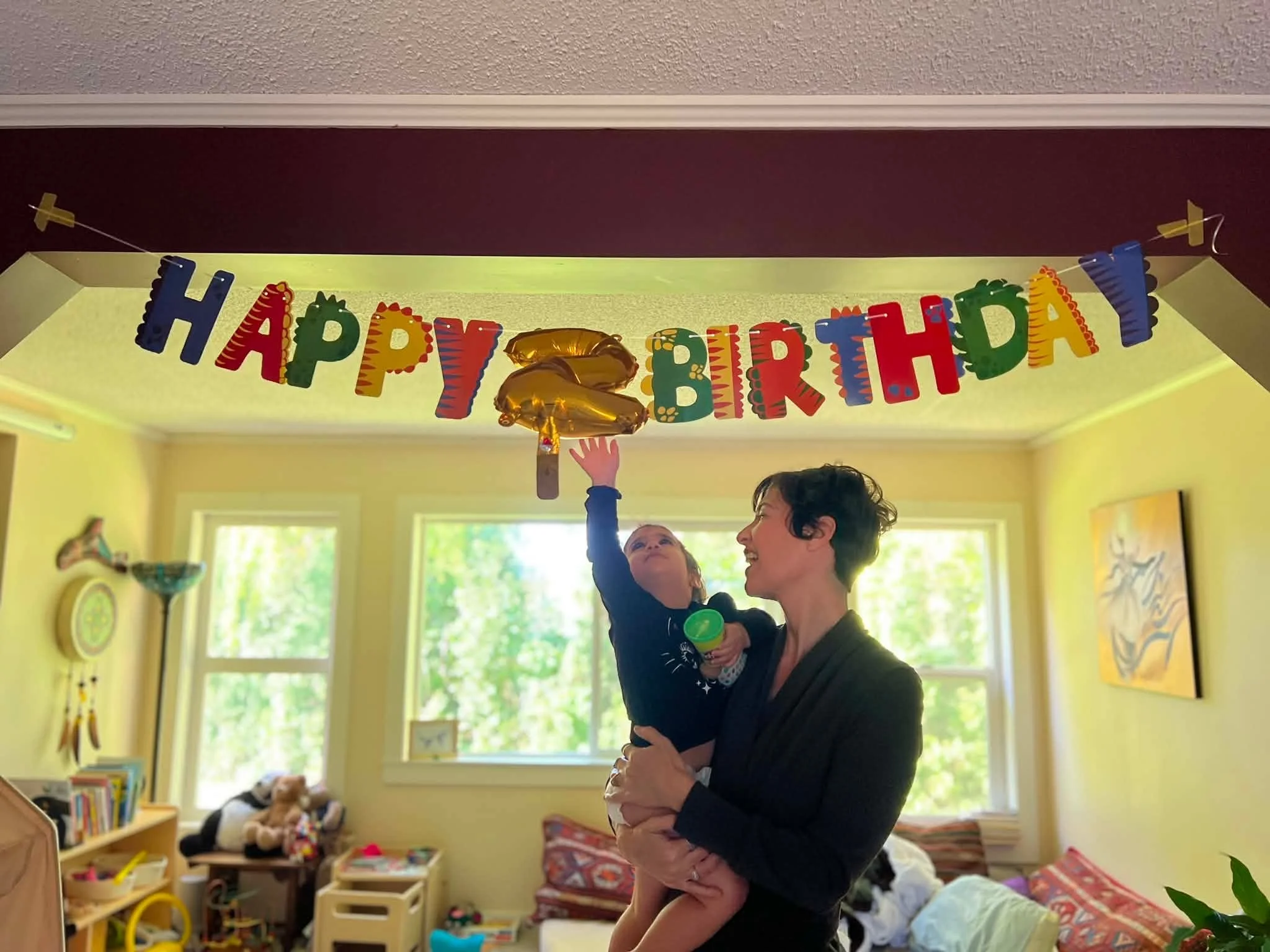 And just like that my rainbow dragon is 2yrs old.  And on some level it feels like I&rsquo;m also 2yrs old&hellip;2yrs old in a completely different identity/life. 

I could write paragraphs and pages waxing poetic about her, my love for her and what