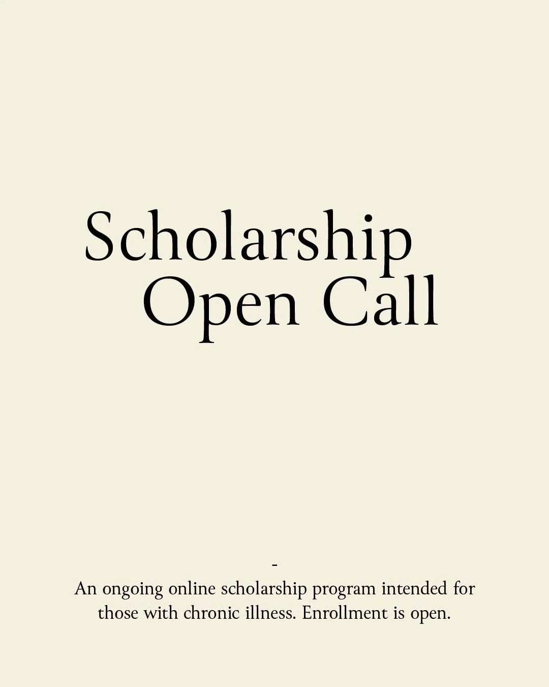 ONLINE SCHOLARSHIP &mdash; ENROLLMENT OPEN 🤍

Autumn is here and winter is on its way! That means a brand-new season of scholarships is about to begin, with one full scholarship for Dark Fantasy Illustration being awarded next week.

High time to si