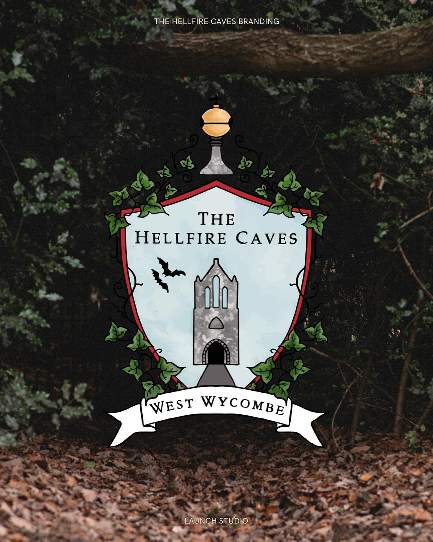 We&rsquo;ve been working with the team at @hellfirecaves (part of the @westwycombeestate ) to expand their branding, ensuring they have plenty of creative devices to pair with their illustrated logo to help bring the brand to life 🦇

We&rsquo;re cur