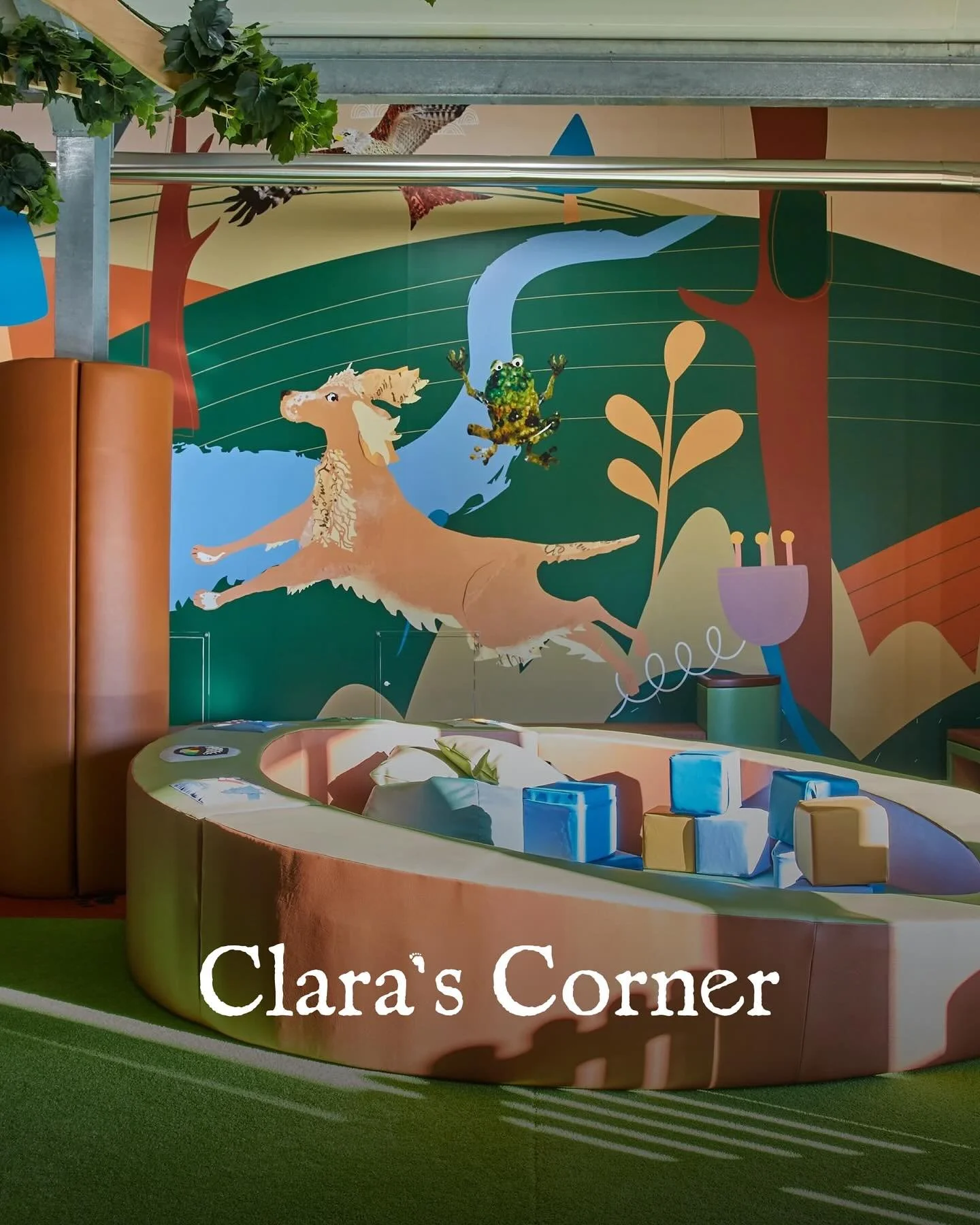 💫Creating an identity for Clara&rsquo;s Corner.

Clara&rsquo;s Corner is a haven where children can unleash their curiosity, discover new worlds, and revel in the excitement of play.

Using a combination of inviting colours, friendly typefaces, and 