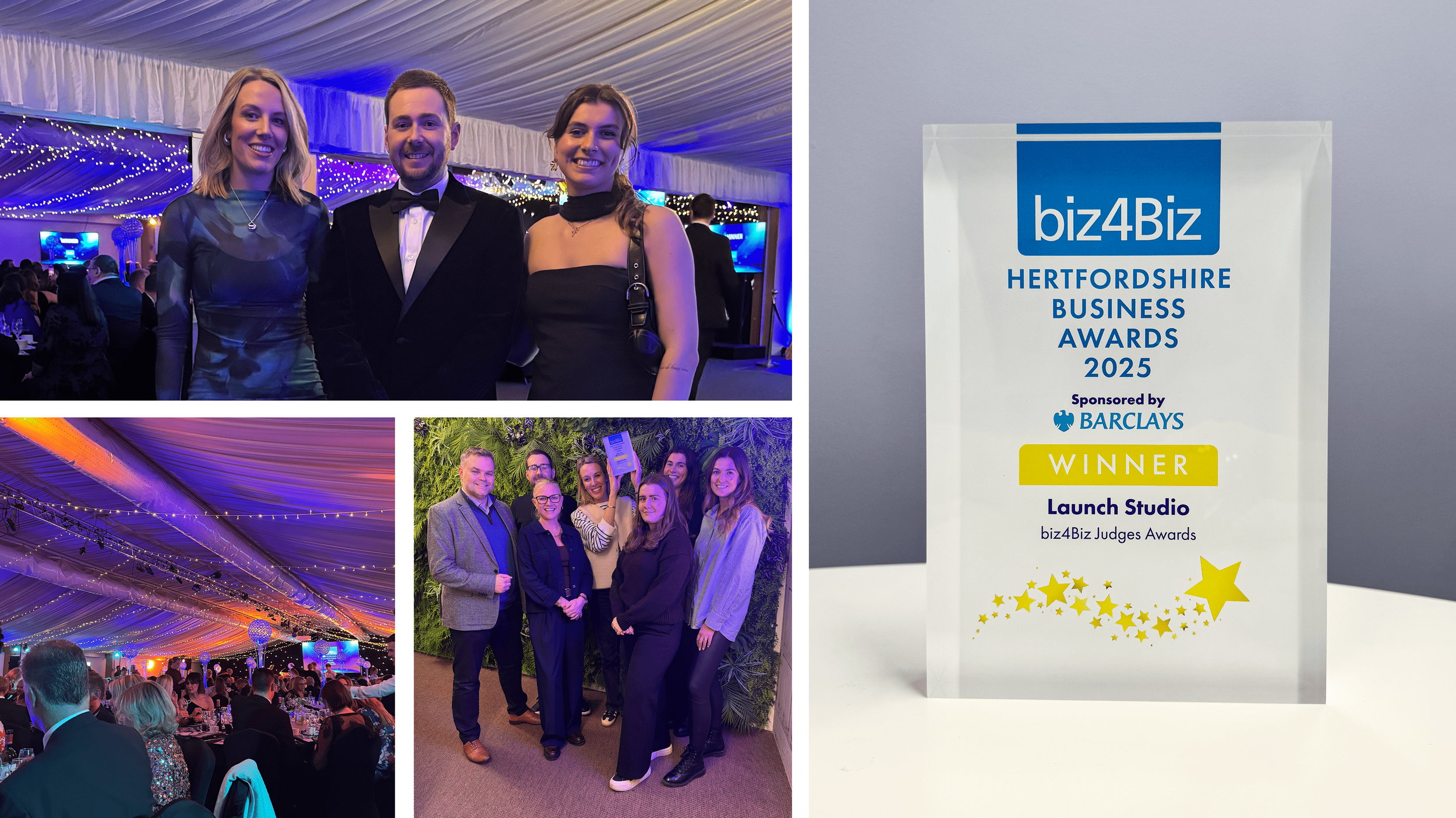 Launch Studio wins the biz4Biz Judges Award 2025&nbsp;