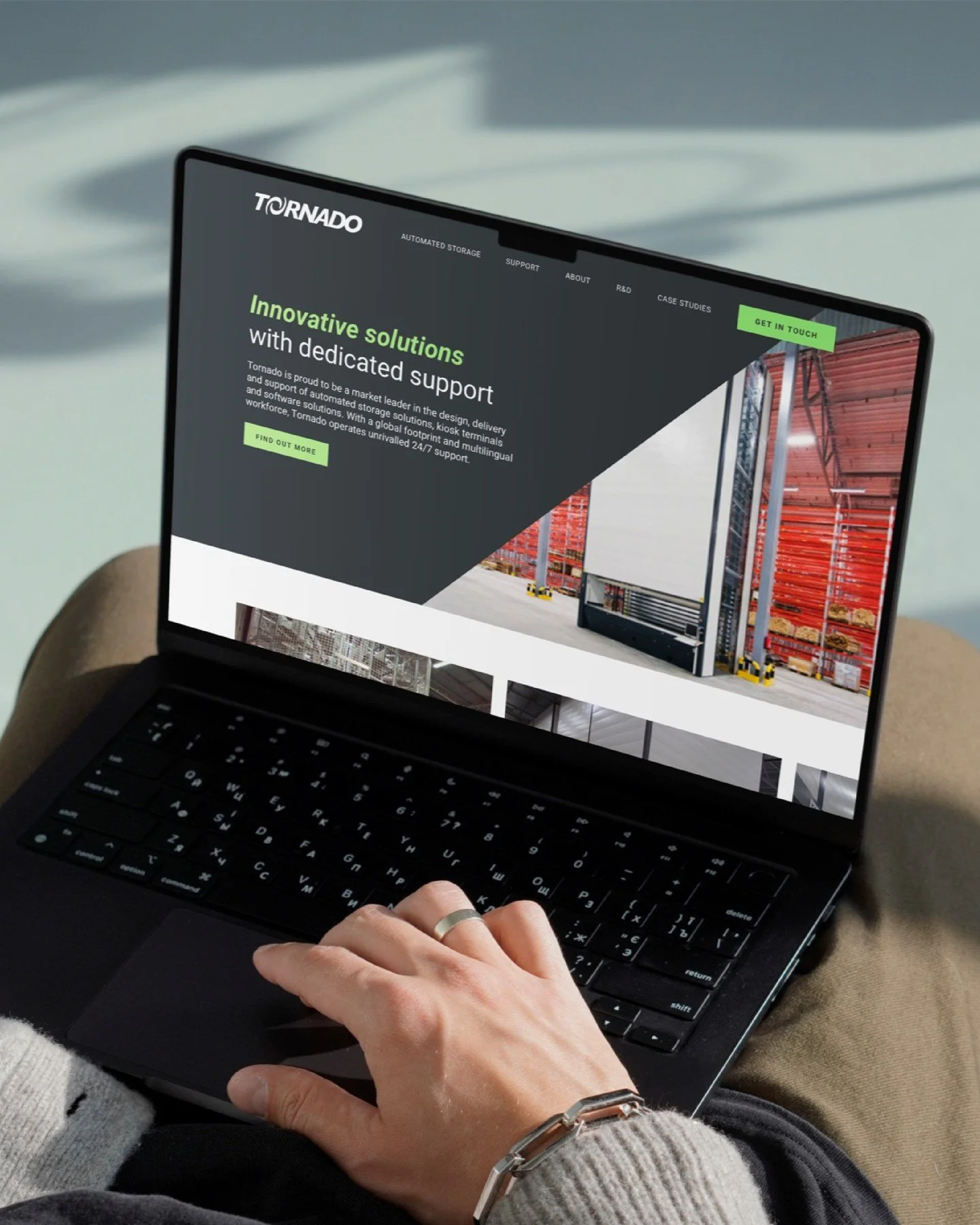 🌪️ Bringing clarity to brand Tornado

Tornado develop storage systems and software used across complex technical environments. Their work is highly specialised, so the brand needed to reflect the same confidence and clarity their products deliver.

